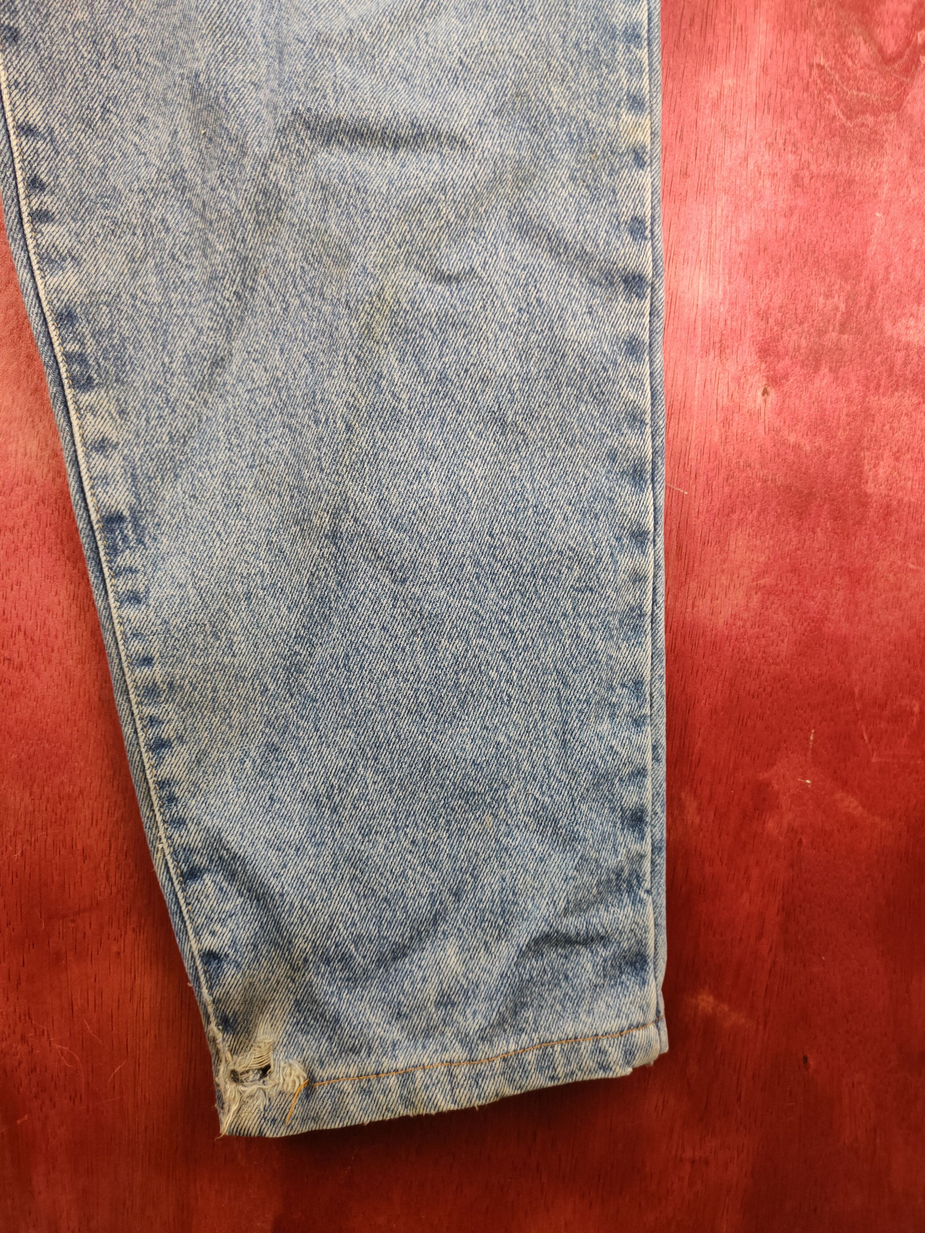 Japanese Brand VINTAGE wrangler Rusty Faded Blue Denim Jeans Pants N#S38 Size US 32 / EU 48 - 6 Thumbnail