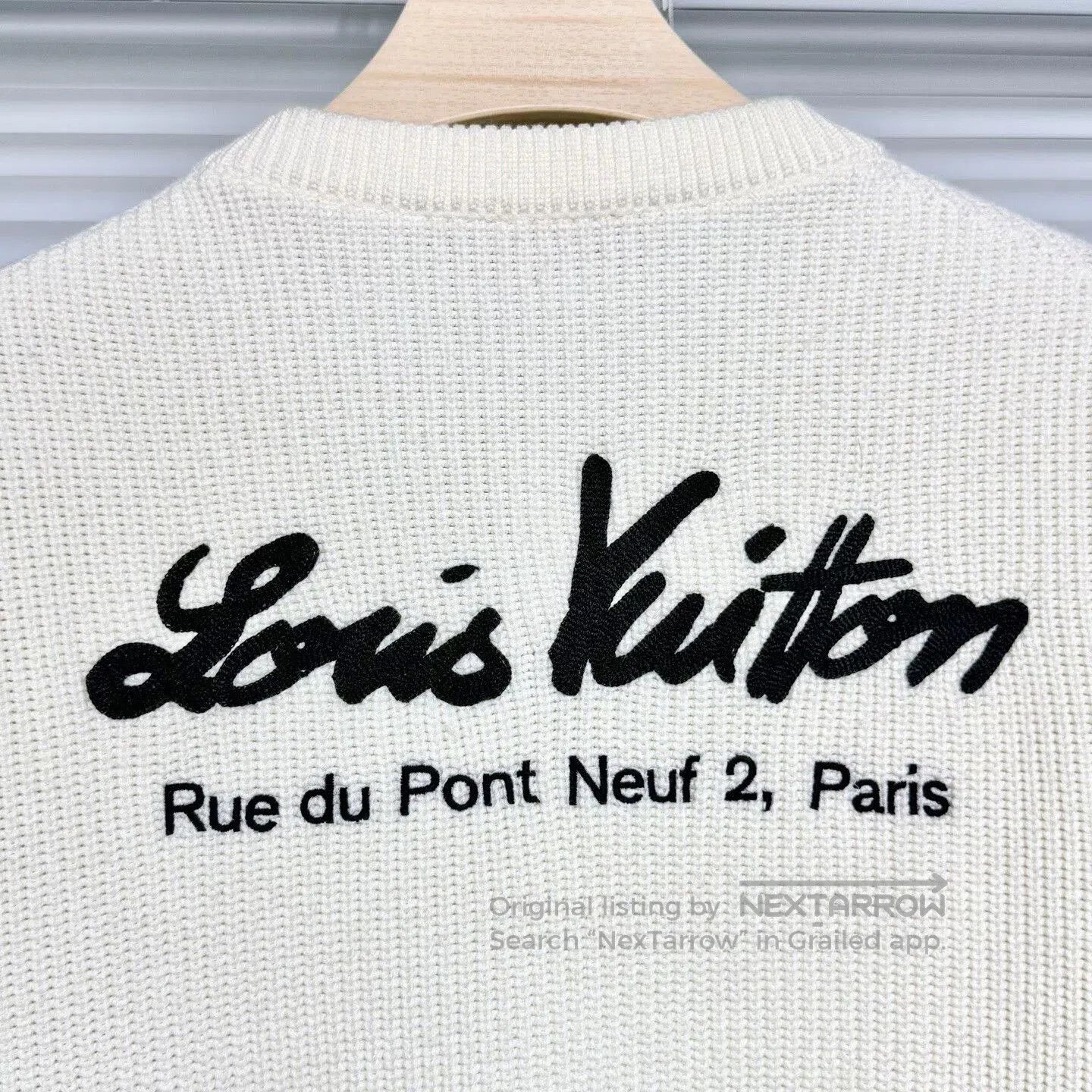 Louis Vuitton louis vuitton knitted sweater with logo. Size US XXL / EU 58 / 5 - 6 Thumbnail