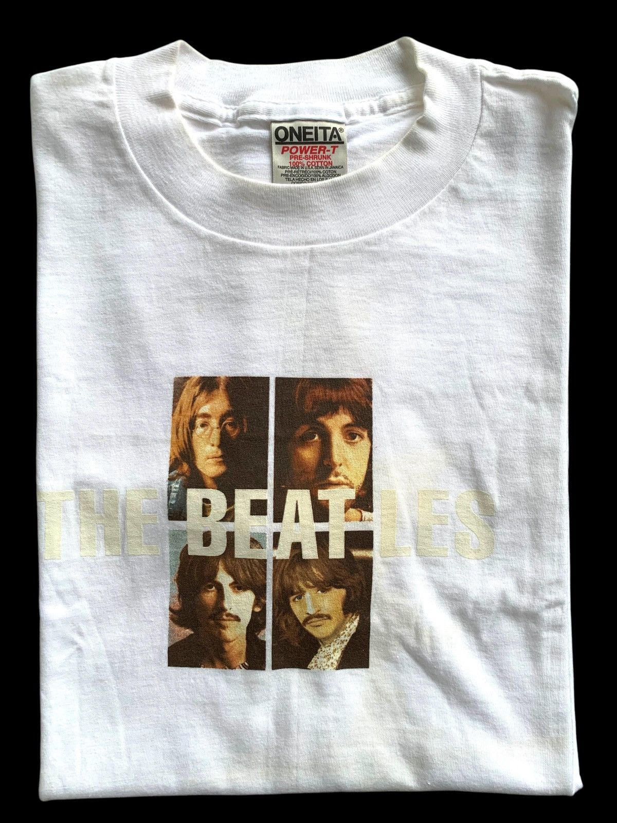 Band Tees × Japanese Brand × Vintage Vintage 90s The Beatles White Album T-shirt Size US L / EU 52-54 / 3 - 18 Thumbnail
