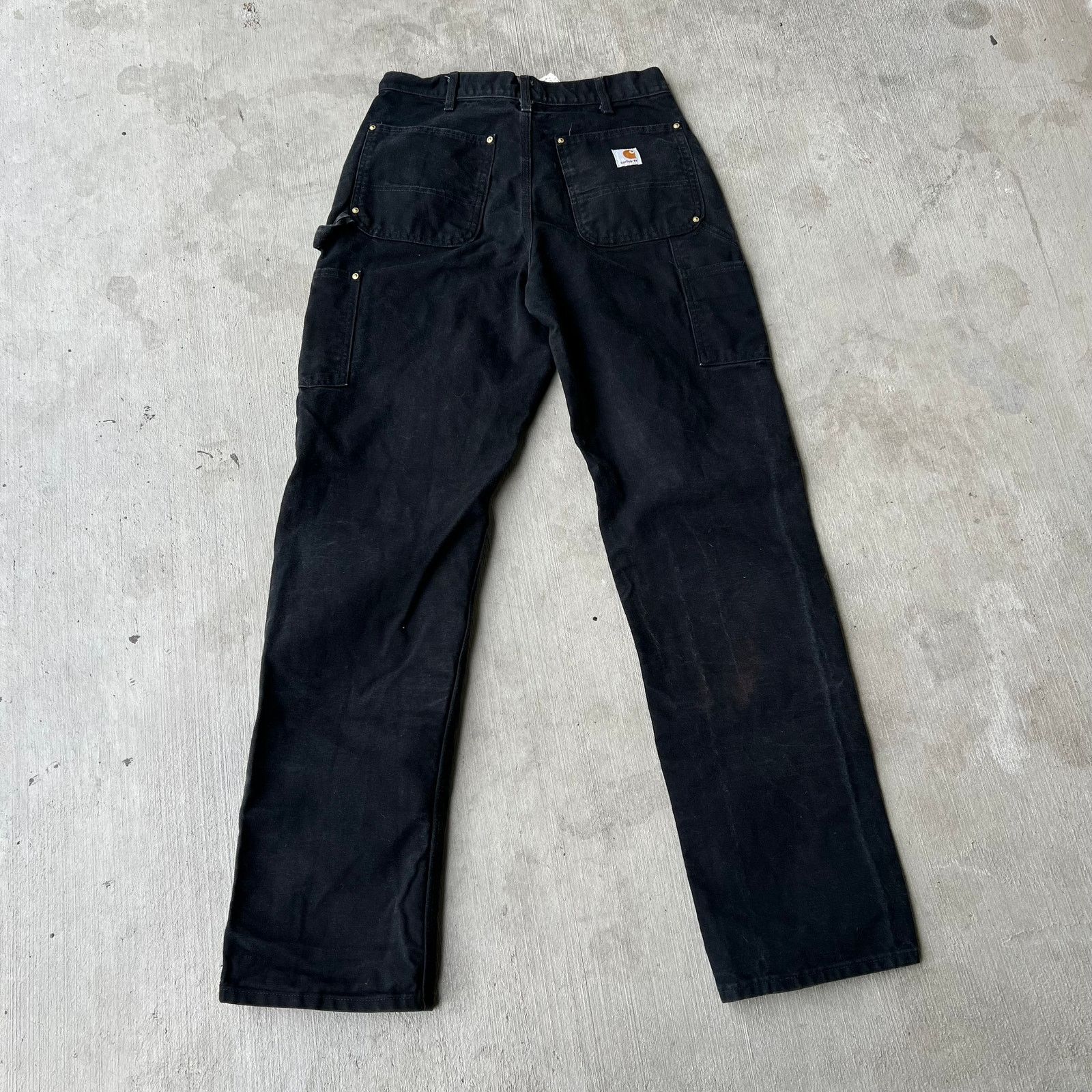 Carhartt × Vintage Carhartt black double knee work wear carpenter pants Size US 29 - 5 Thumbnail