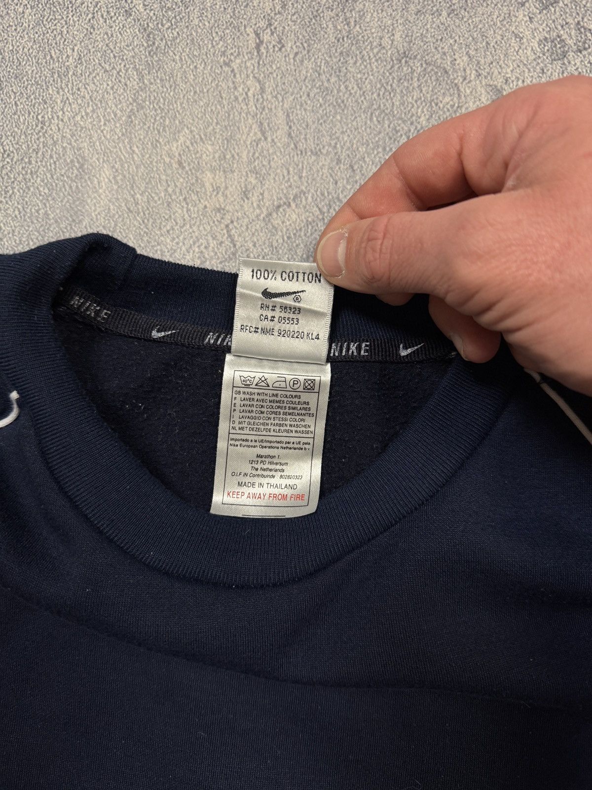 Japanese Brand Nike Vintage Sweatshirt big Logo Boxy Hype 00s Size US XXL / EU 58 / 5 - 9 Thumbnail