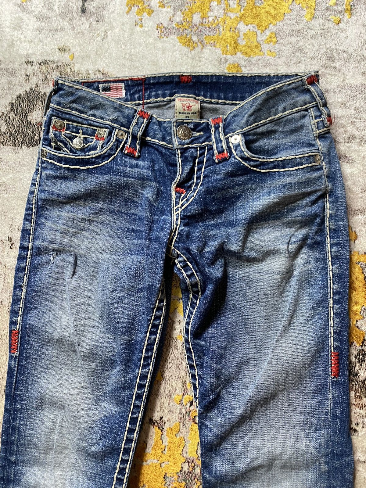 If Six Was Nine × Le Grande Bleu (L.G.B.) × True Religion Y2K True Religion Size US 28 / EU 44 - 4 Thumbnail