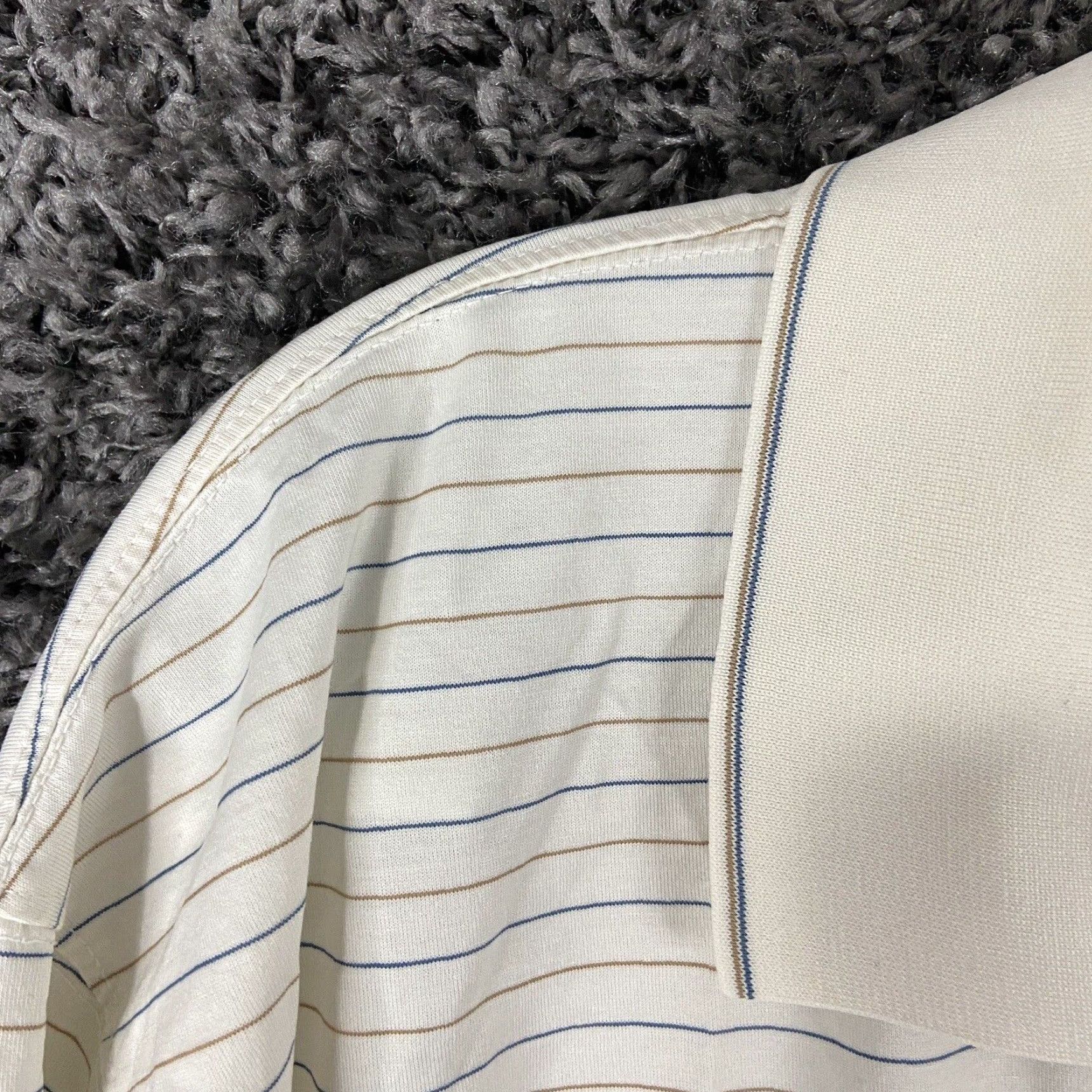 Hogan Ben Hogan Polo Shirt Men L Multicolor Striped Mens Size US L / EU 52-54 / 3 - 5 Thumbnail