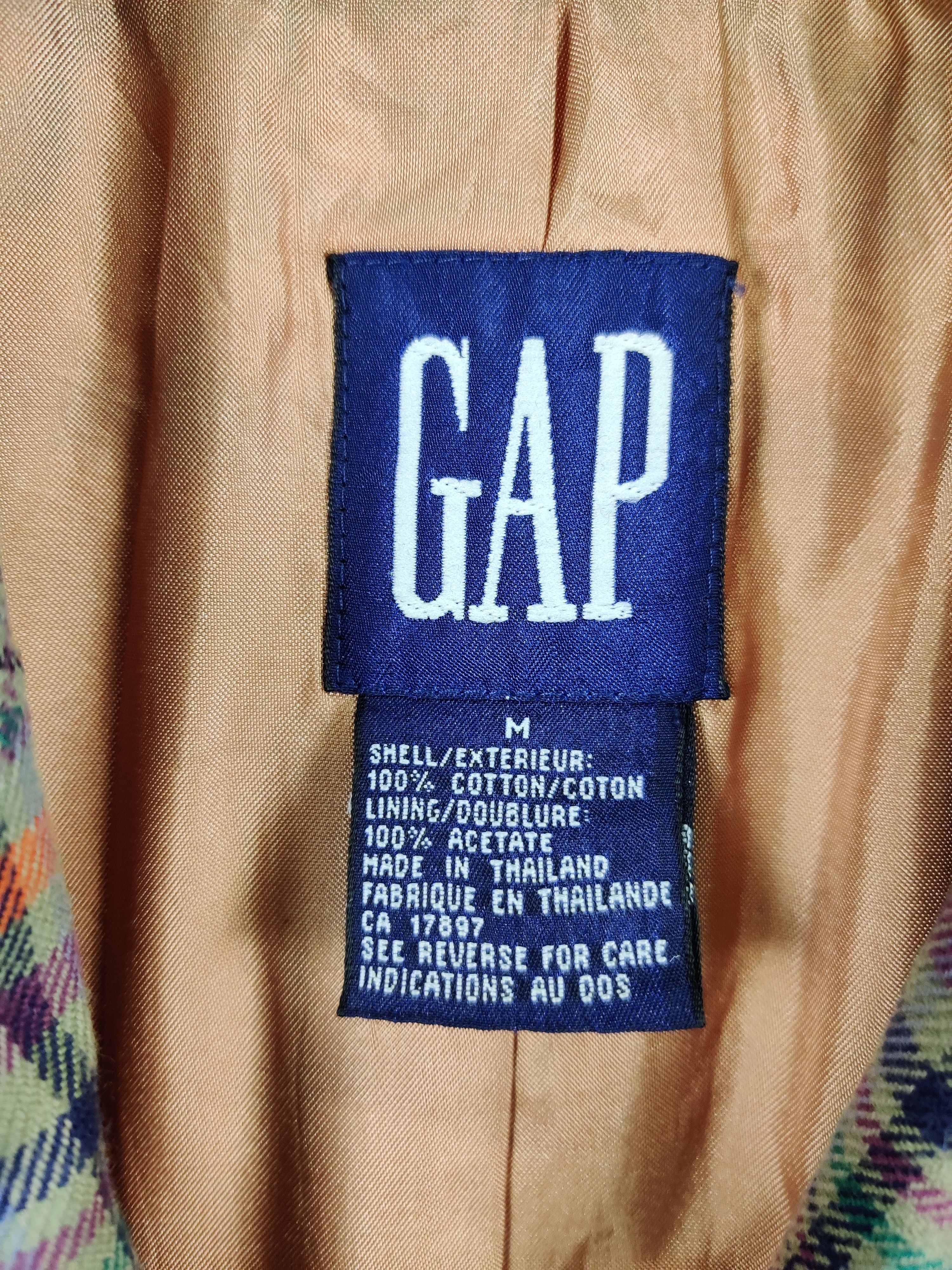 Gap Vintage Gap Checkered Single Breasted Balzer Coat Size US M / EU 48-50 / 2 - 9 Thumbnail