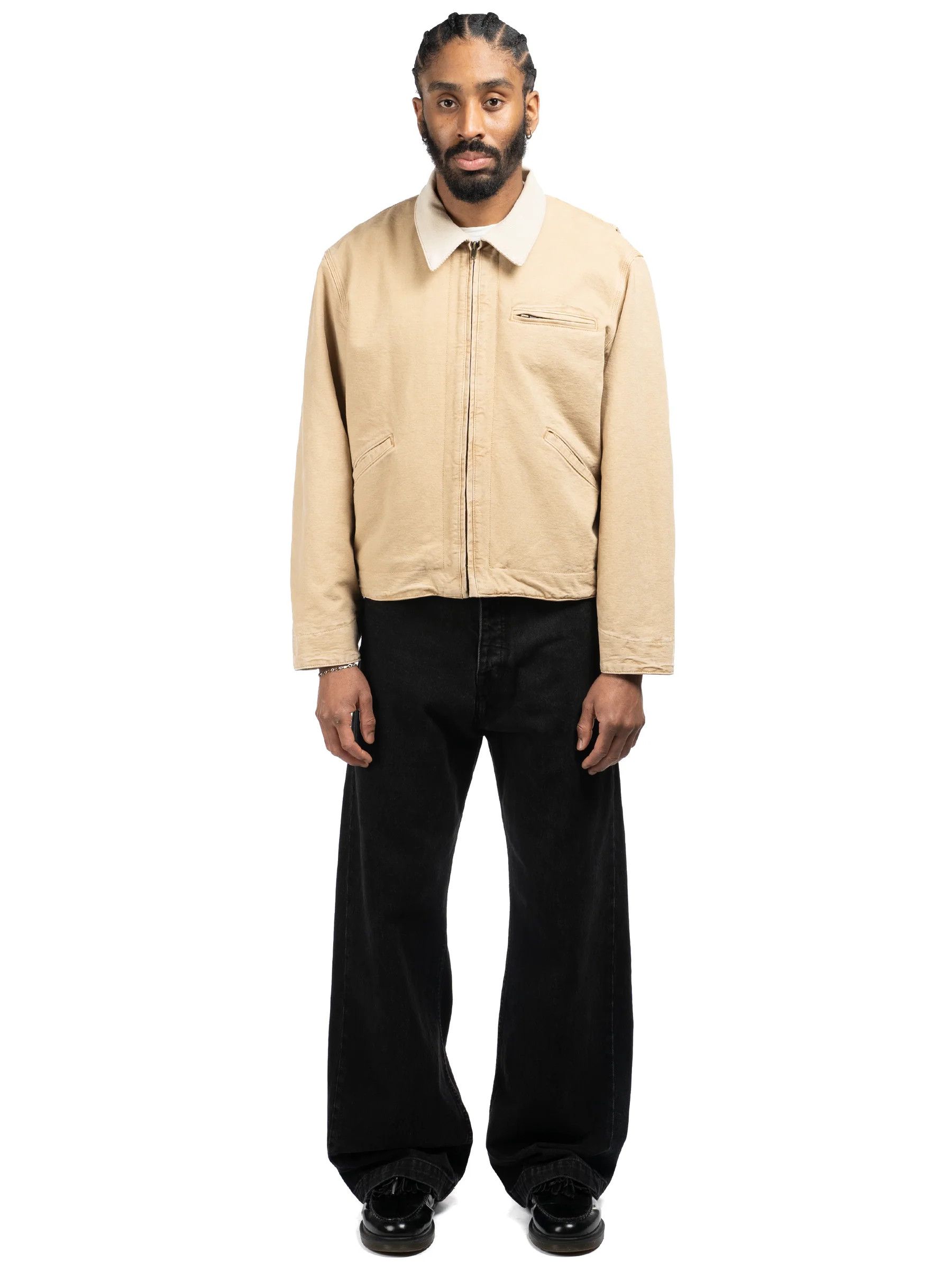 Bare Knuckles 💚 Bare Knuckles Canvas Work Jacket Washed Tan Medium NEW Size US M / EU 48-50 / 2 - 2 Thumbnail