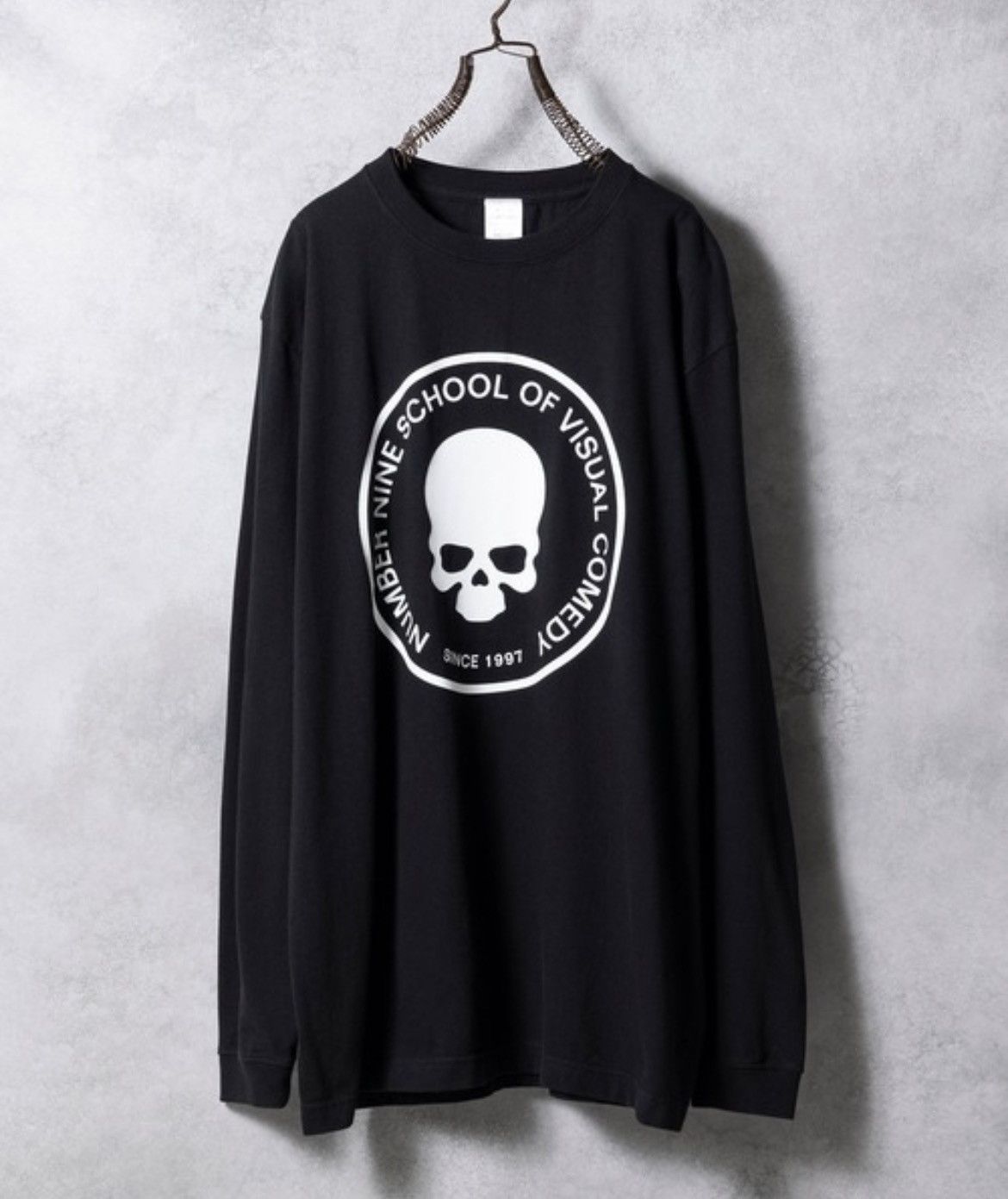 Number (N)ine Number nine school of visual long sleeve LS TEE size