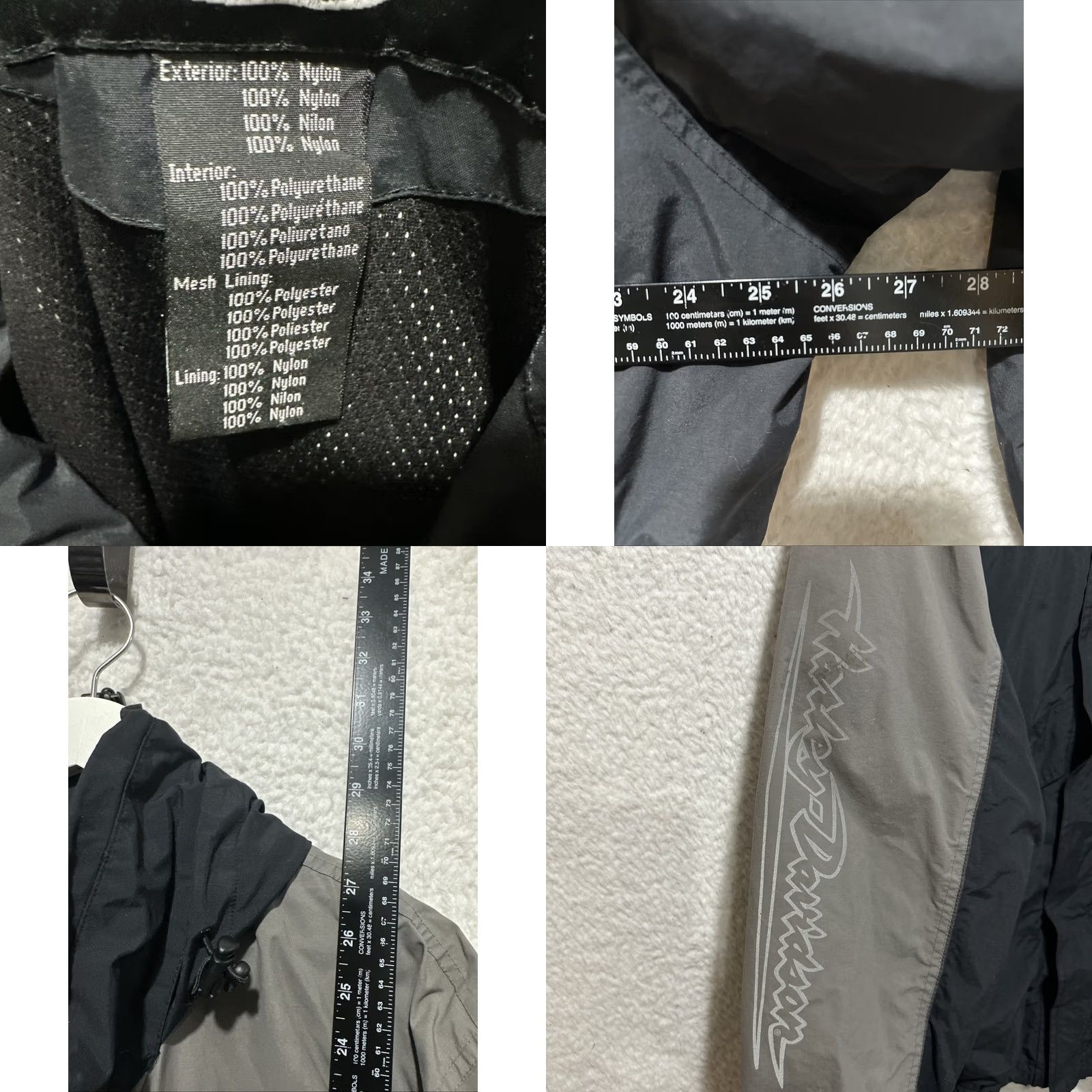 Harley Davidson Harley-Davidson Jacket Men’s Motorcycle XL Black Gray Nylon Eagle Graphic Motorcycle Jacket Men’s XL Black Gray Nylon Eagle Graphic Size US XL / EU 56 / 4 - 8 Thumbnail