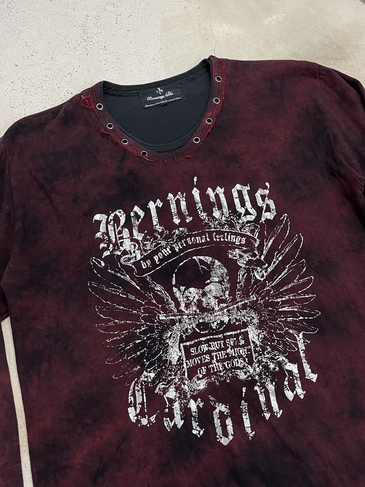 Japanese Brand BerningSho Punk Bondage Chain Layered Wavy Surface Cloth Size US L / EU 52-54 / 3 - 5 Thumbnail