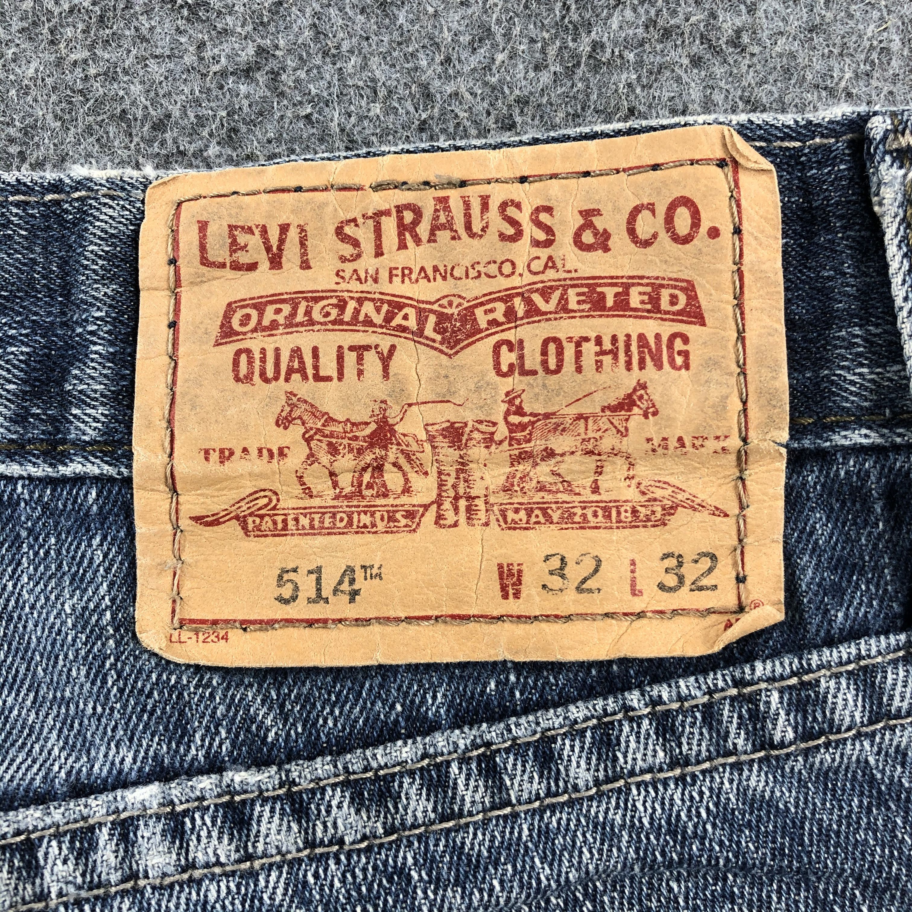 Levi's Vintage Faded Black Levis 514 Jeans-J2613 Size US 32 / EU 48 - 5 Thumbnail