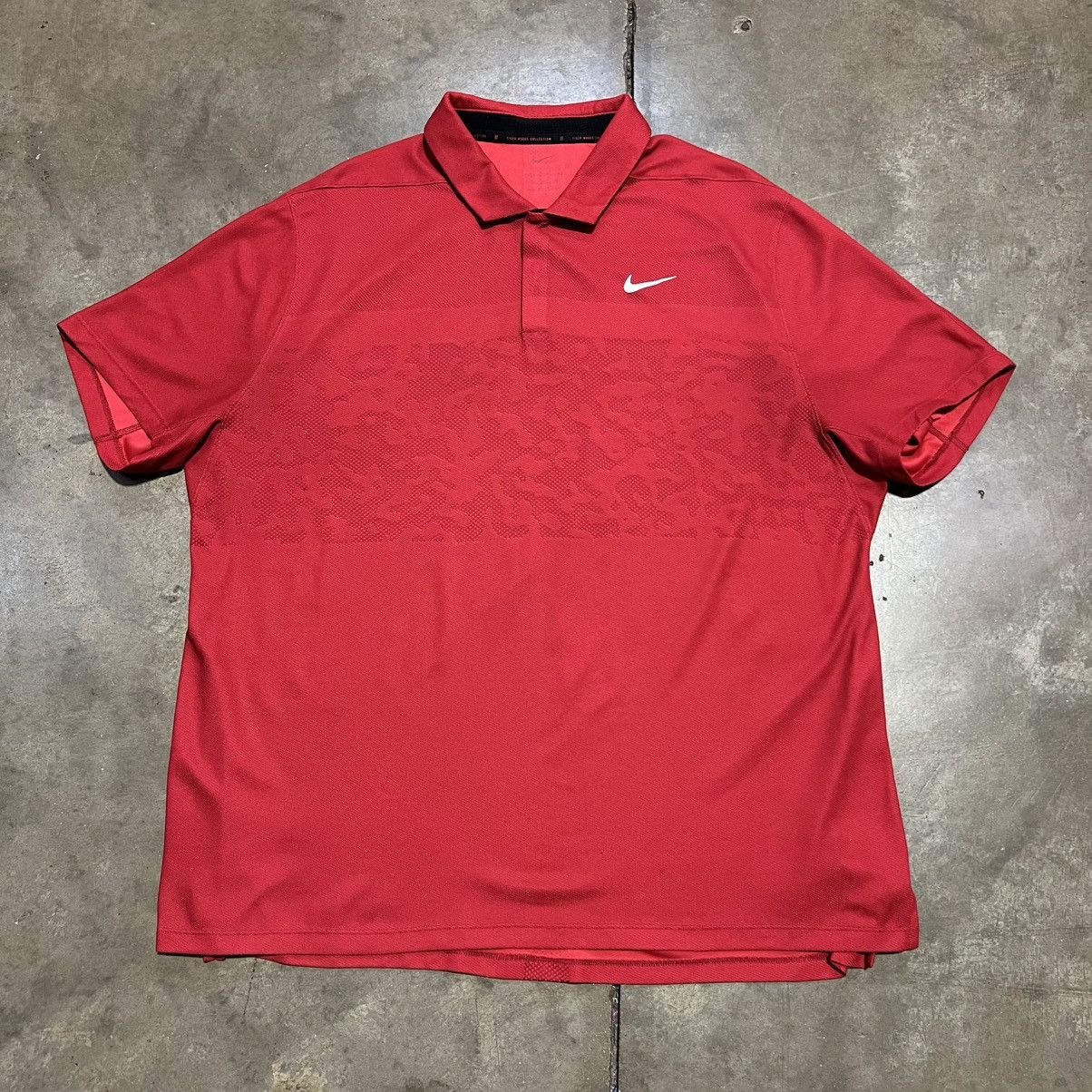 Nike Nike Golf Tiger Woods Polo Shirt Sun Day Red Collared Swoosh Size US XXL / EU 58 / 5 - 1 Thumbnail