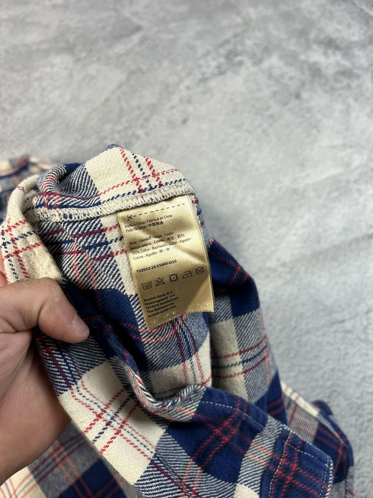 Flannel Scotch Soda long sleeve flannel shirt Size US S / EU 44-46 / 1 - 9 Thumbnail