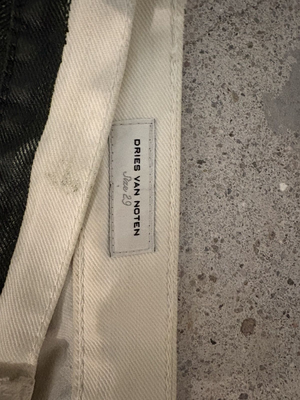 Dries Van Noten Dries Van Noten Painted Denim Size US 29 - 7 Thumbnail