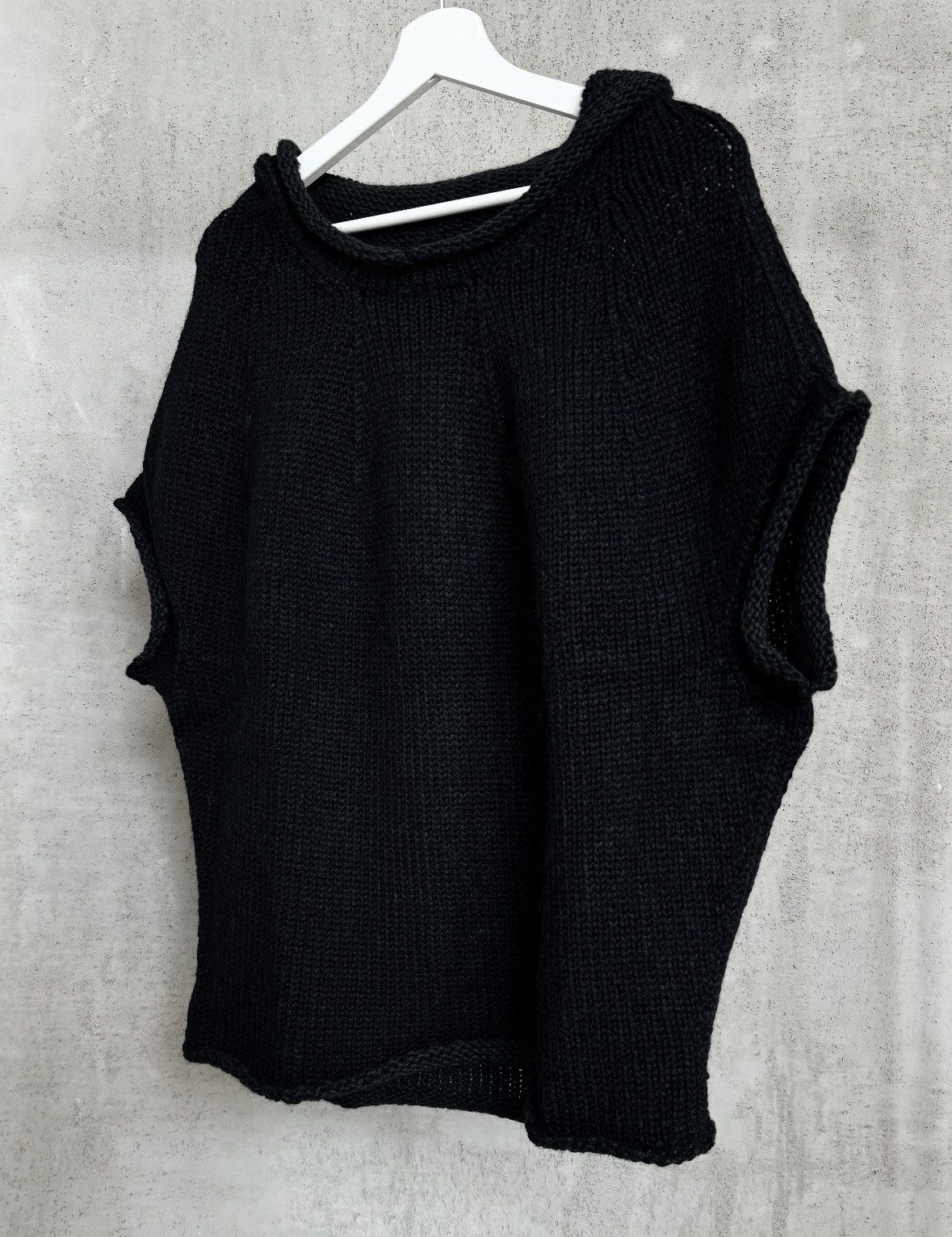 Yohji Yamamoto Yohji Yamamoto Hooded Knit Poncho Vest mid 90’s Size L / US 10 / IT 46 - 3 Thumbnail