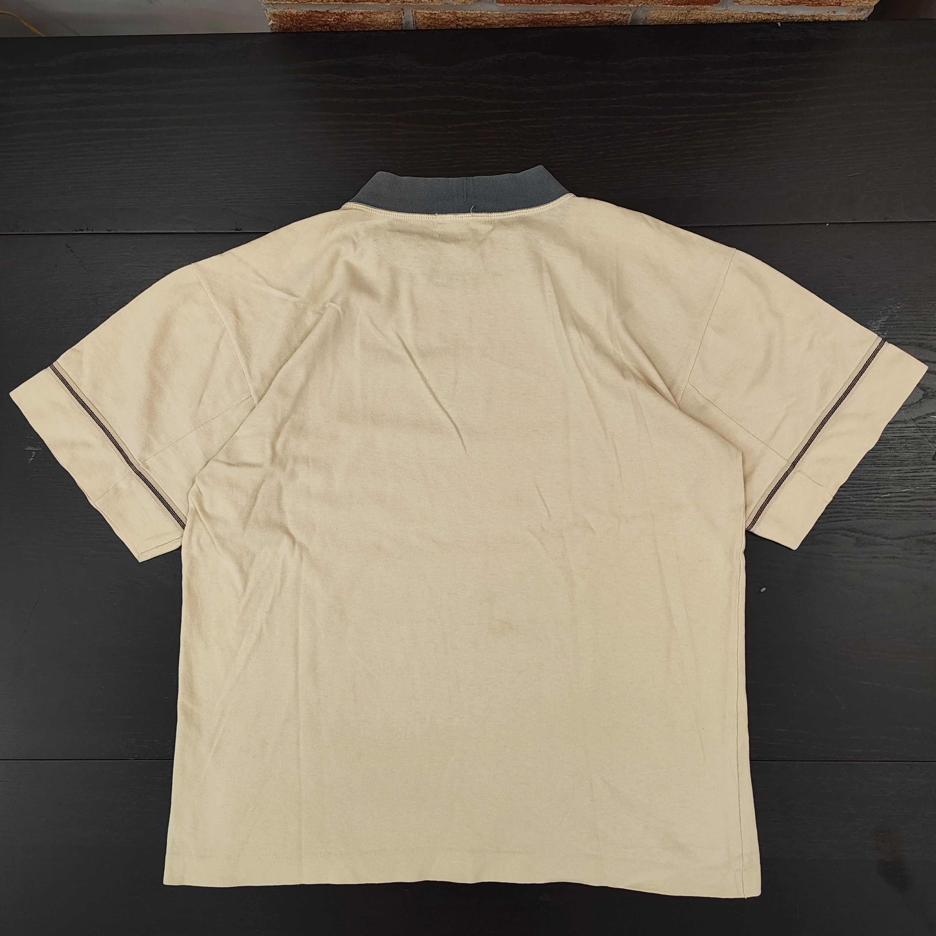Stone Island Stone Island Massimo Osti vintage mock neck t-shirt sand L Size US L / EU 52-54 / 3 - 8 Thumbnail