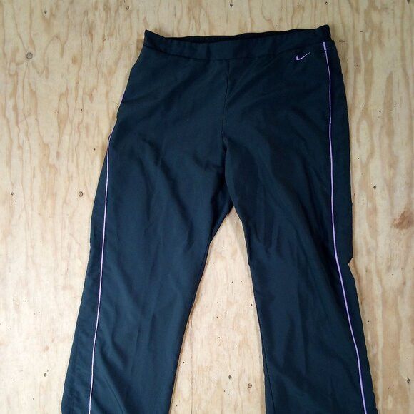 Nike × Vintage Vintage Y2K Nike Striped Wind Pants Joggers Trainers Size 31" - 2 Thumbnail