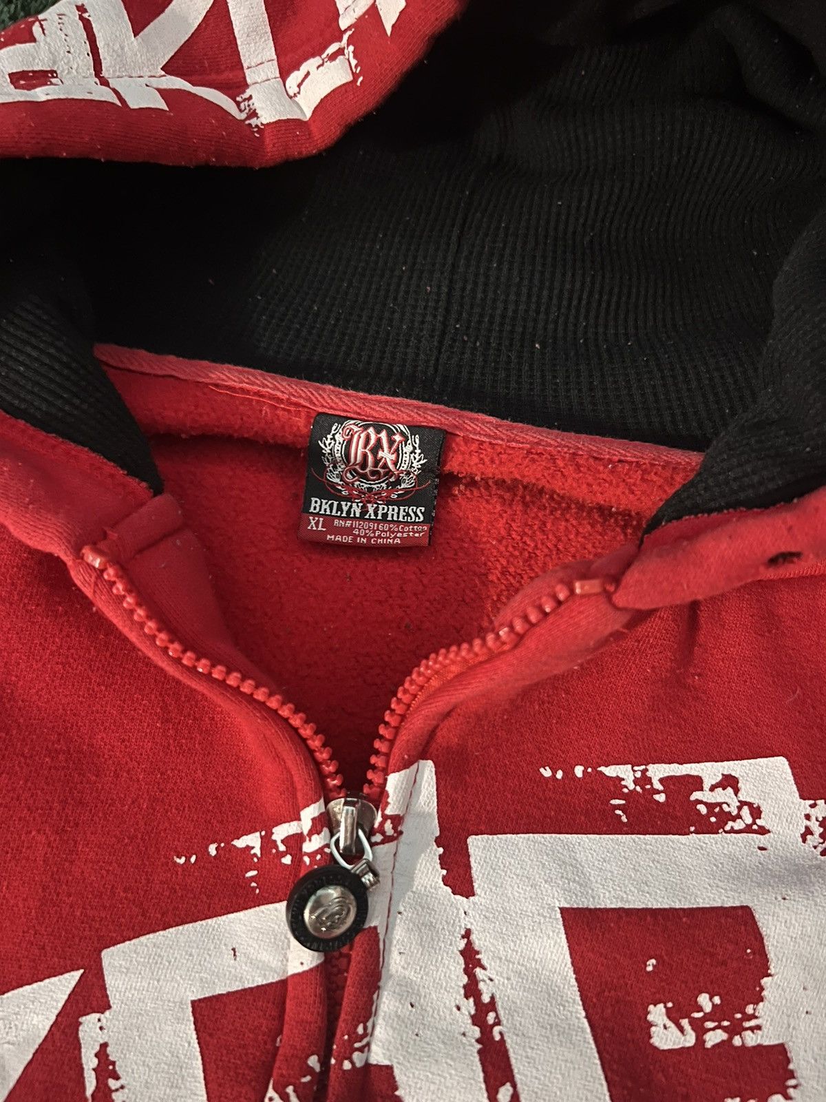 Brooklyn Xpress Red Y2K Brooklyn Xpress Hoodie AOP size XL Size US XL / EU 56 / 4 - 4 Thumbnail