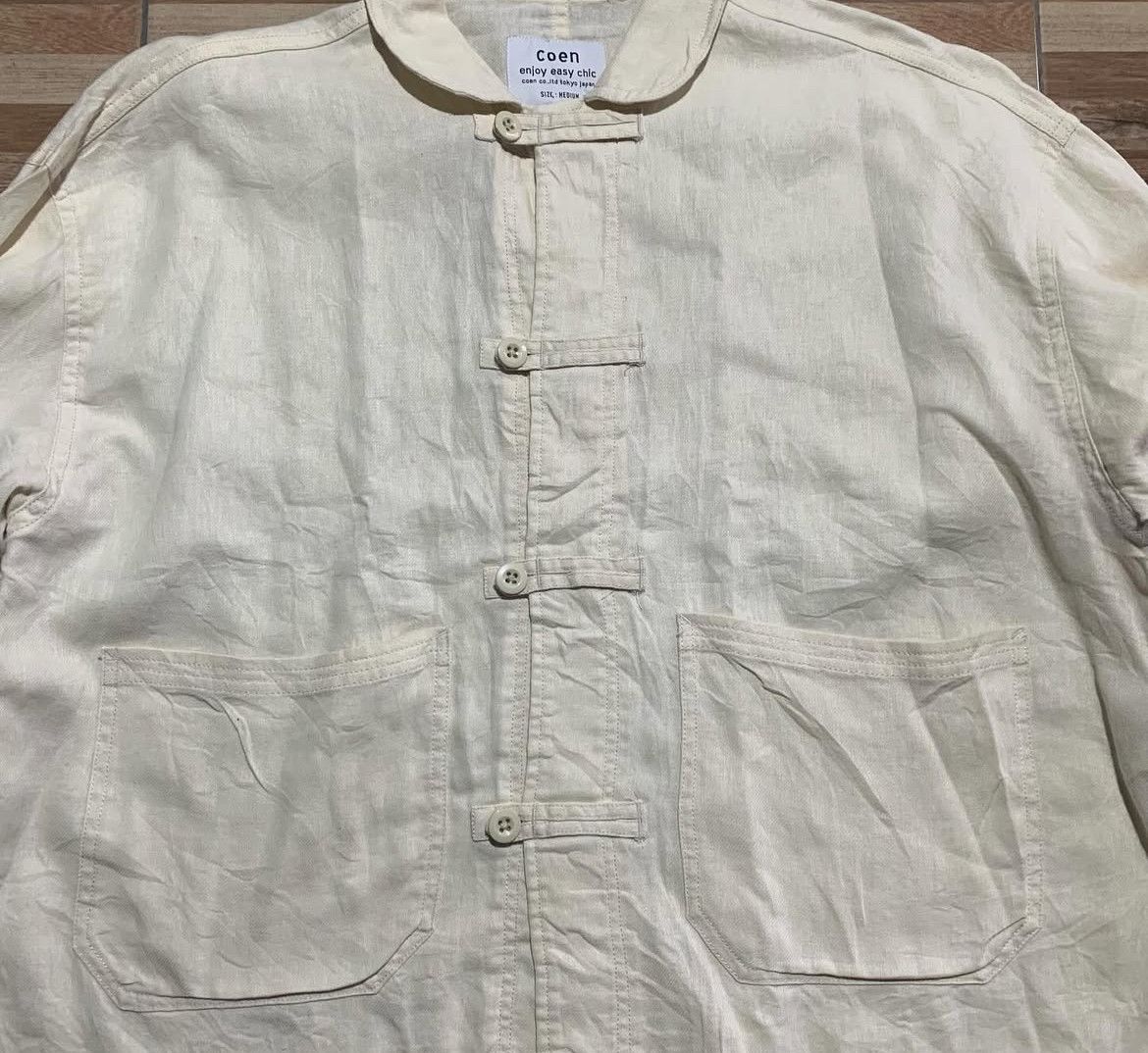 Japanese Brand 2000s Ceon Shanghai Longsleeve Shirt Size US L / EU 52-54 / 3 - 2 Thumbnail