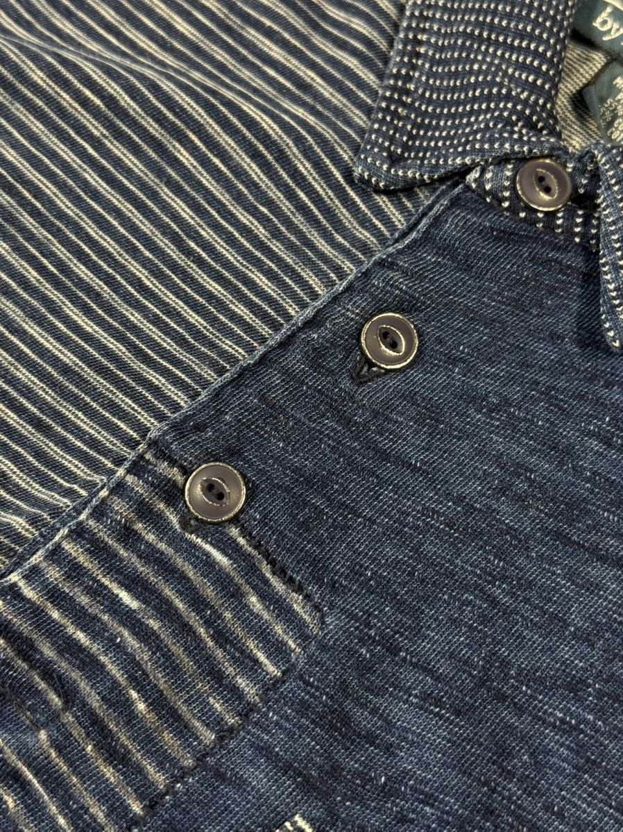 Polo Ralph Lauren 00s Polo Ralph Lauren Patchwork indigo dye denim 2005 Size US M / EU 48-50 / 2 - 5 Thumbnail