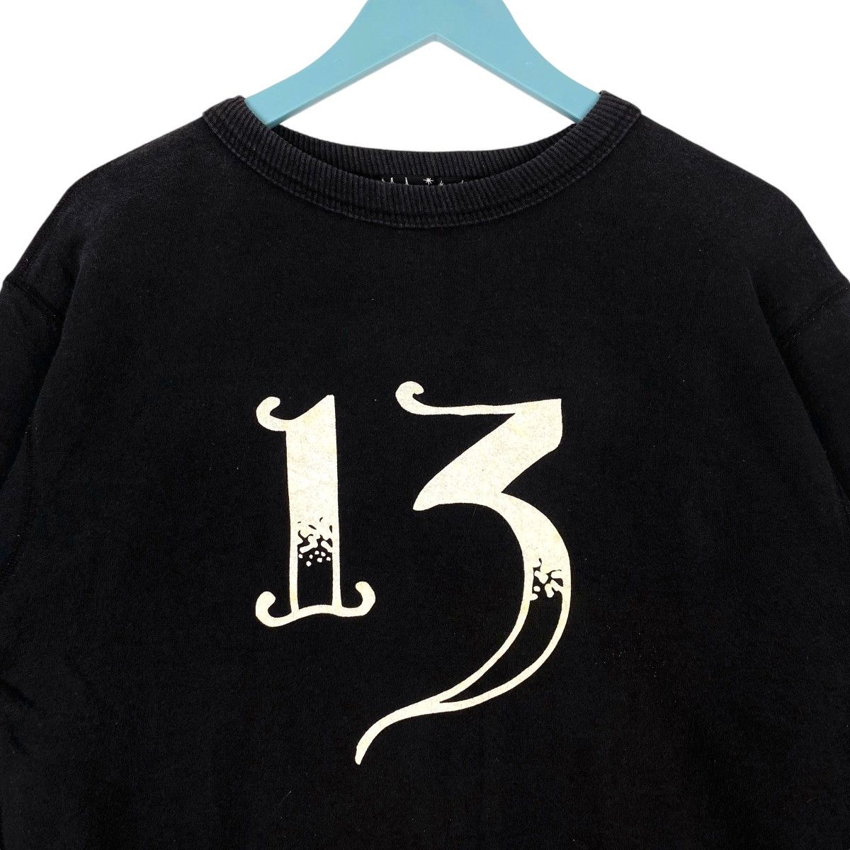 Designer × Vintage 13 Number Sweatshirt Crewneck Pullover Jumper Size US S / EU 44-46 / 1 - 2 Thumbnail