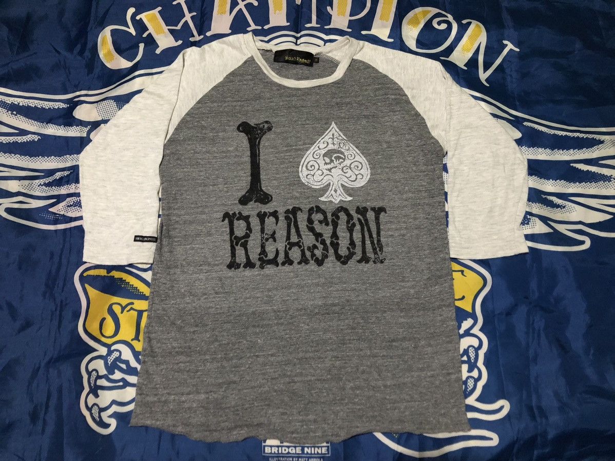 Japanese Brand Smack Engineer REASON Gothic Poem Raglan Japanese Brand Size US M / EU 48-50 / 2 - 1 Thumbnail