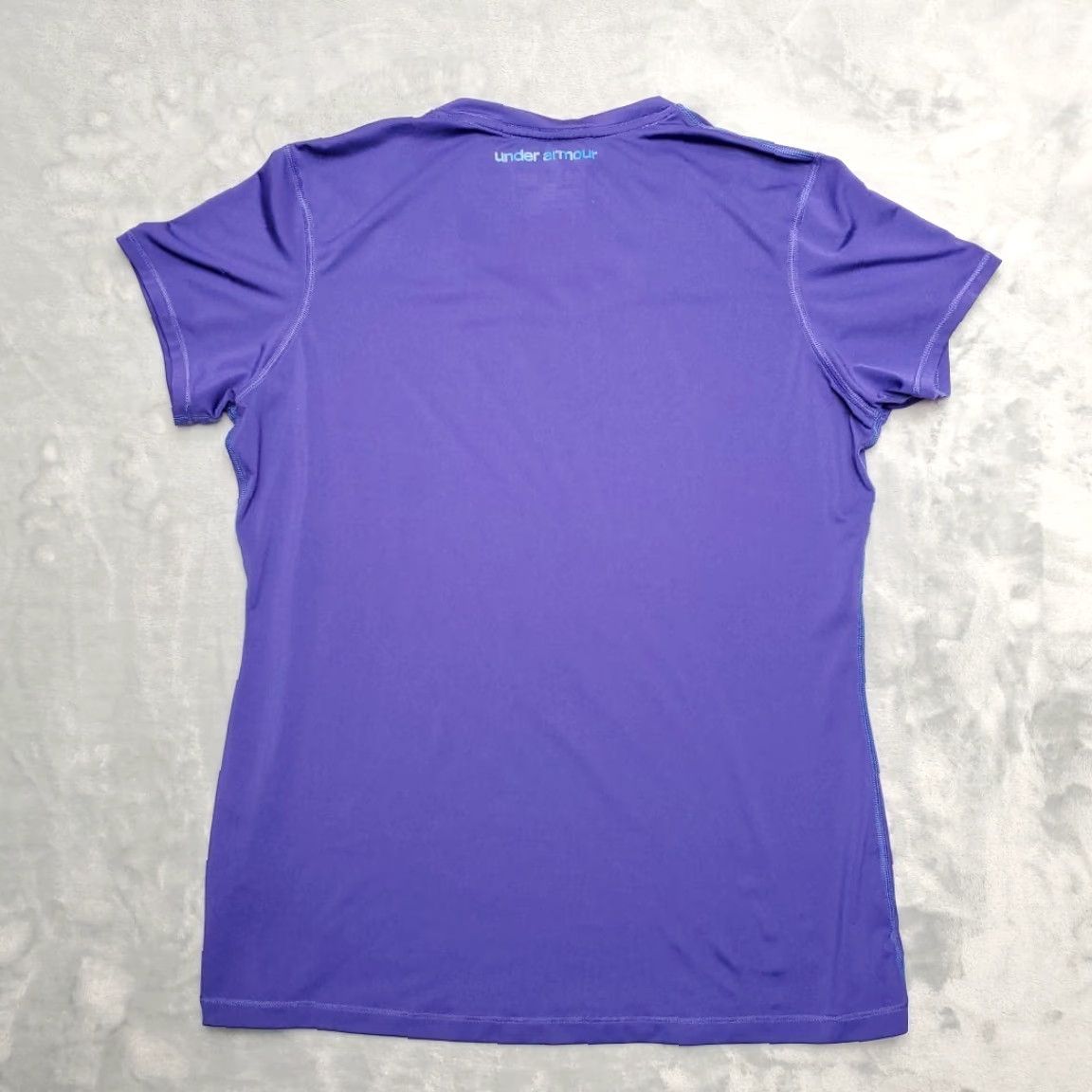 Under Armour Under Armour shirt Womens L Purple Fitted Short Sleeve Performance Pullover Size L / US 10 / IT 46 - 5 Thumbnail