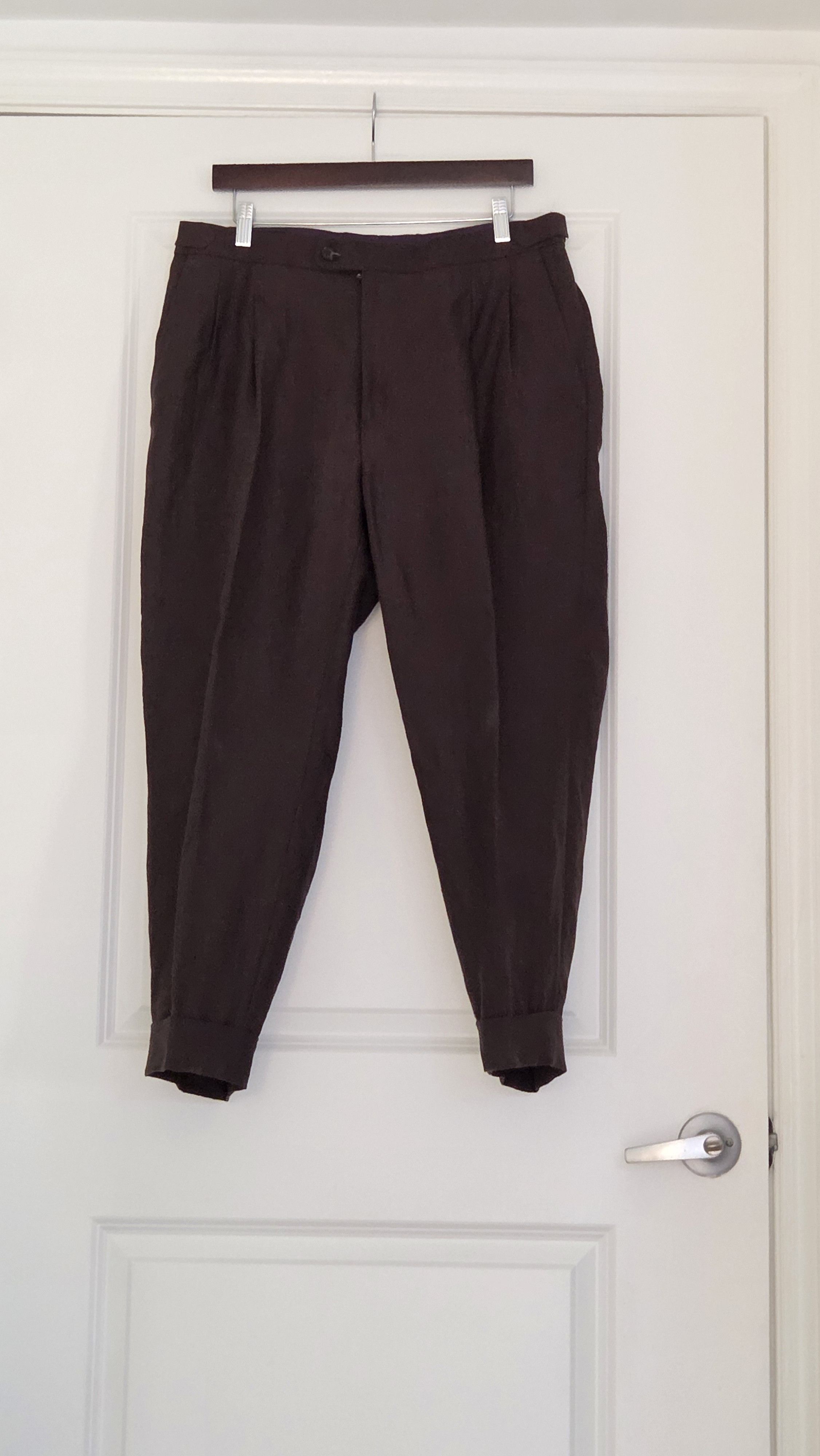 Other Benevento brown linen trousers Size US 36 / EU 52 - 4 Thumbnail