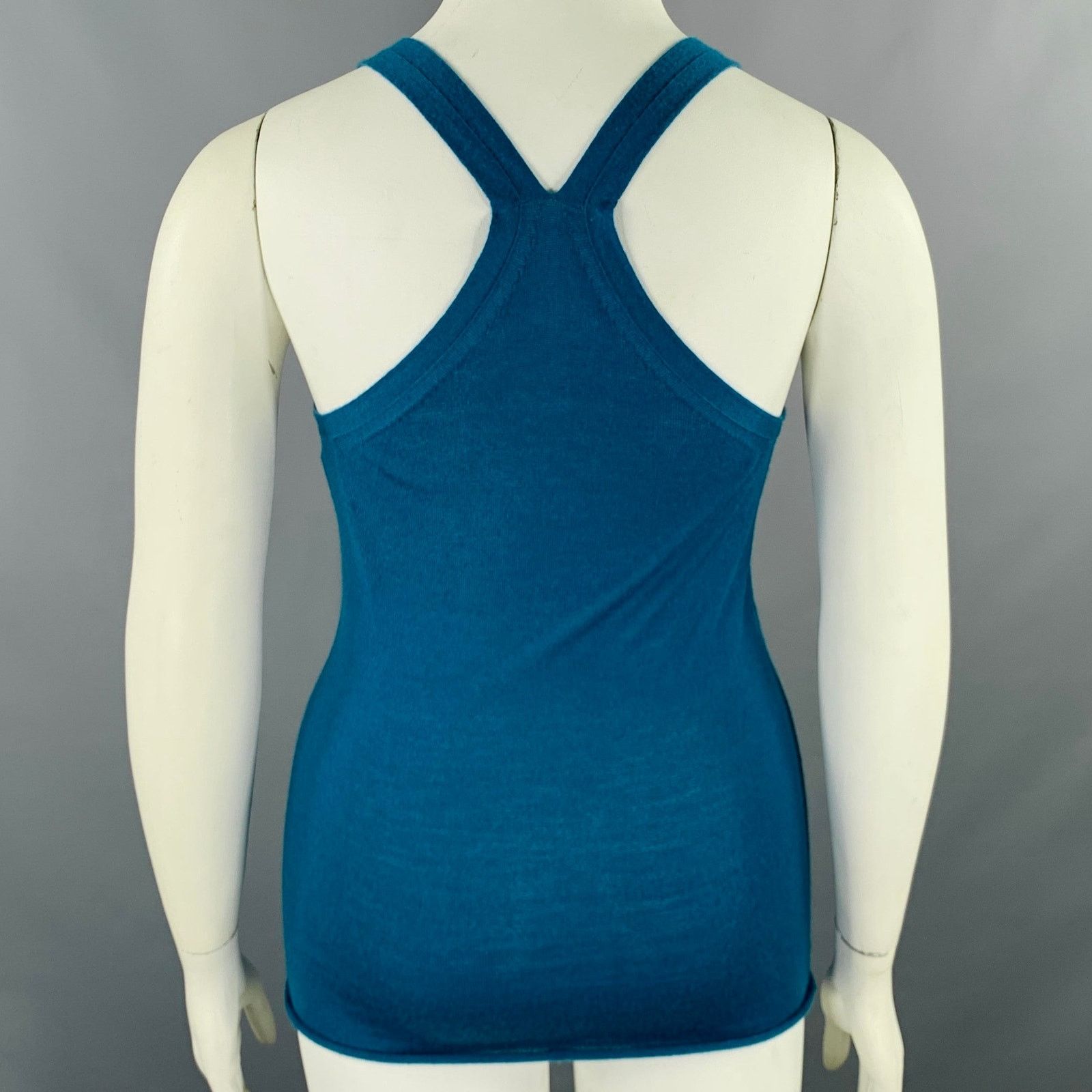 Tse TSE Size L Blue Racerback Casual Top Size L / US 10 / IT 46 - 3 Thumbnail