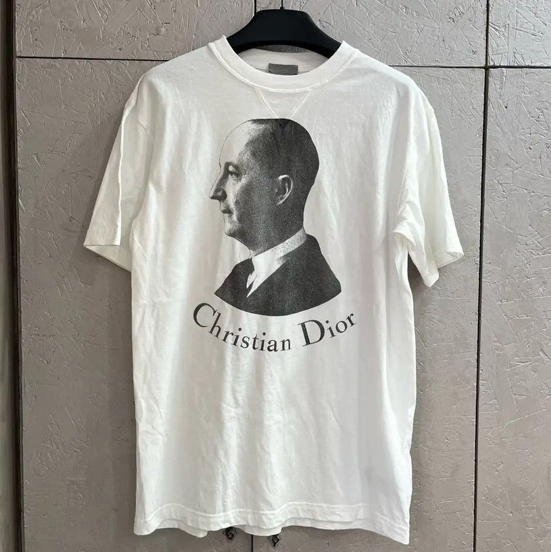Dior Dior White Cotton Women's T-Shirt 0089 Size S / US 4 / IT 40 - 1 Thumbnail