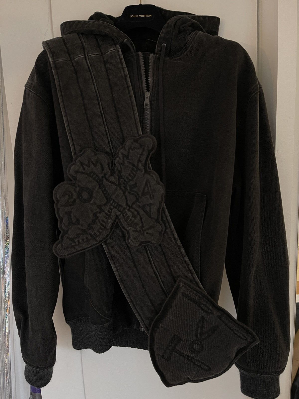 Louis Vuitton Louis Vuitton black hooded bomber jacket Size US S / EU 44-46 / 1 - 2 Thumbnail