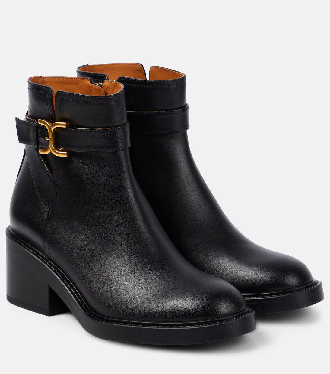 Chloe o1loc1c1024 Marcie Ankle Boots in Black Size US 8 / IT 38 - 3 Thumbnail