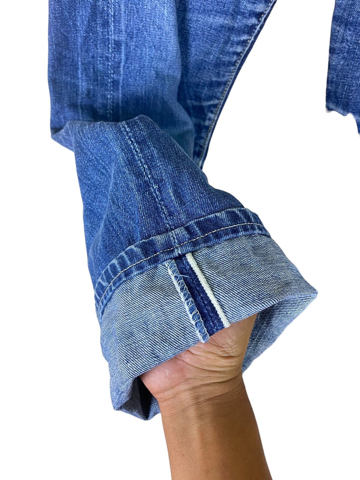 Vintage Vintage 80s Denim Single Selvedge Size US 36 / EU 52 - 8 Thumbnail