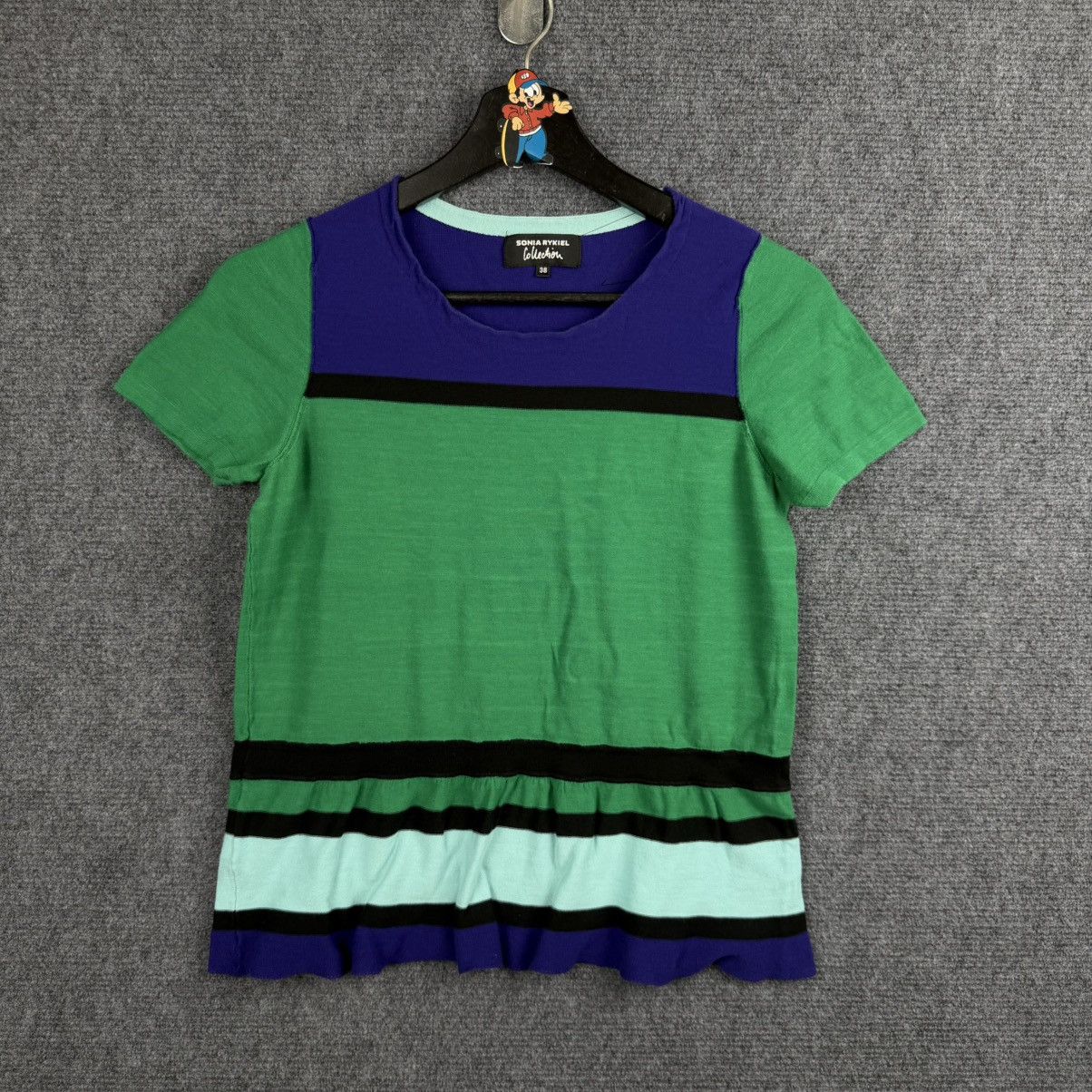 Sonia Rykiel Sonia Rykiel Collection short-sleeve knit top Size XS / US 0-2 / IT 36-38 - 1 Thumbnail