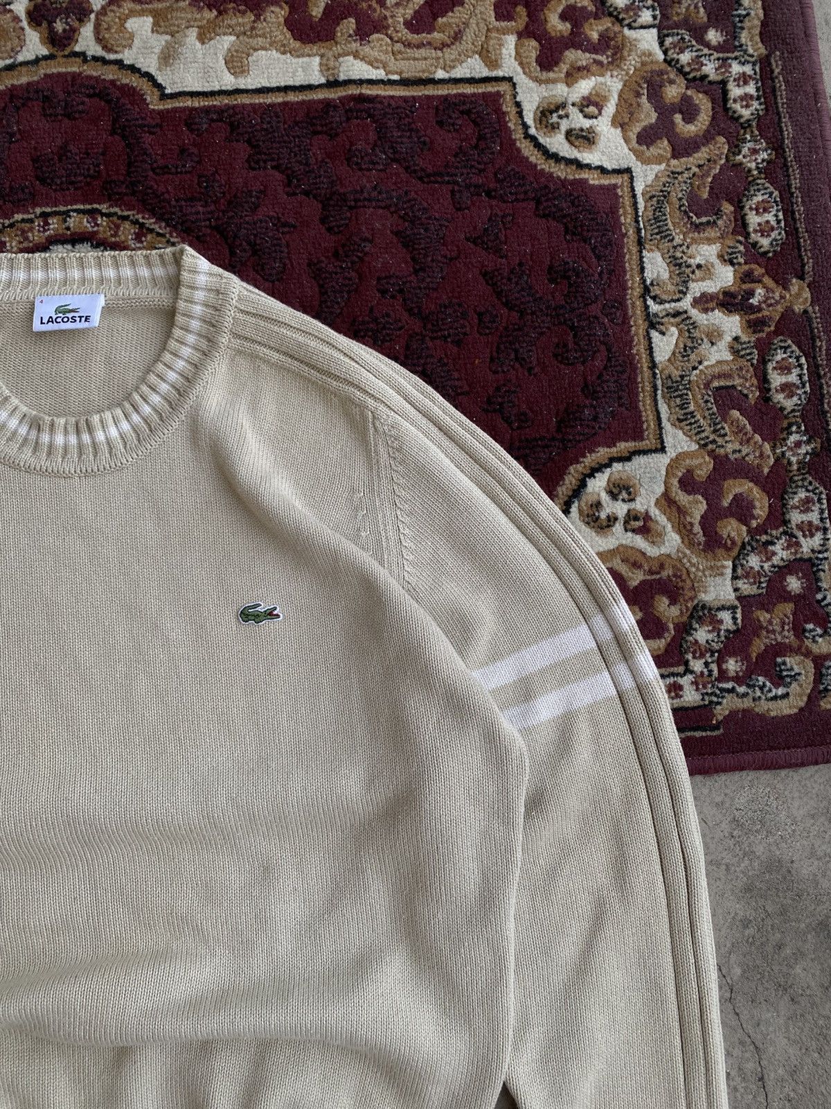 Lacoste Vintage Lacoste sweater knitwear cardigan 90s 00s vibe Size US M / EU 48-50 / 2 - 3 Thumbnail
