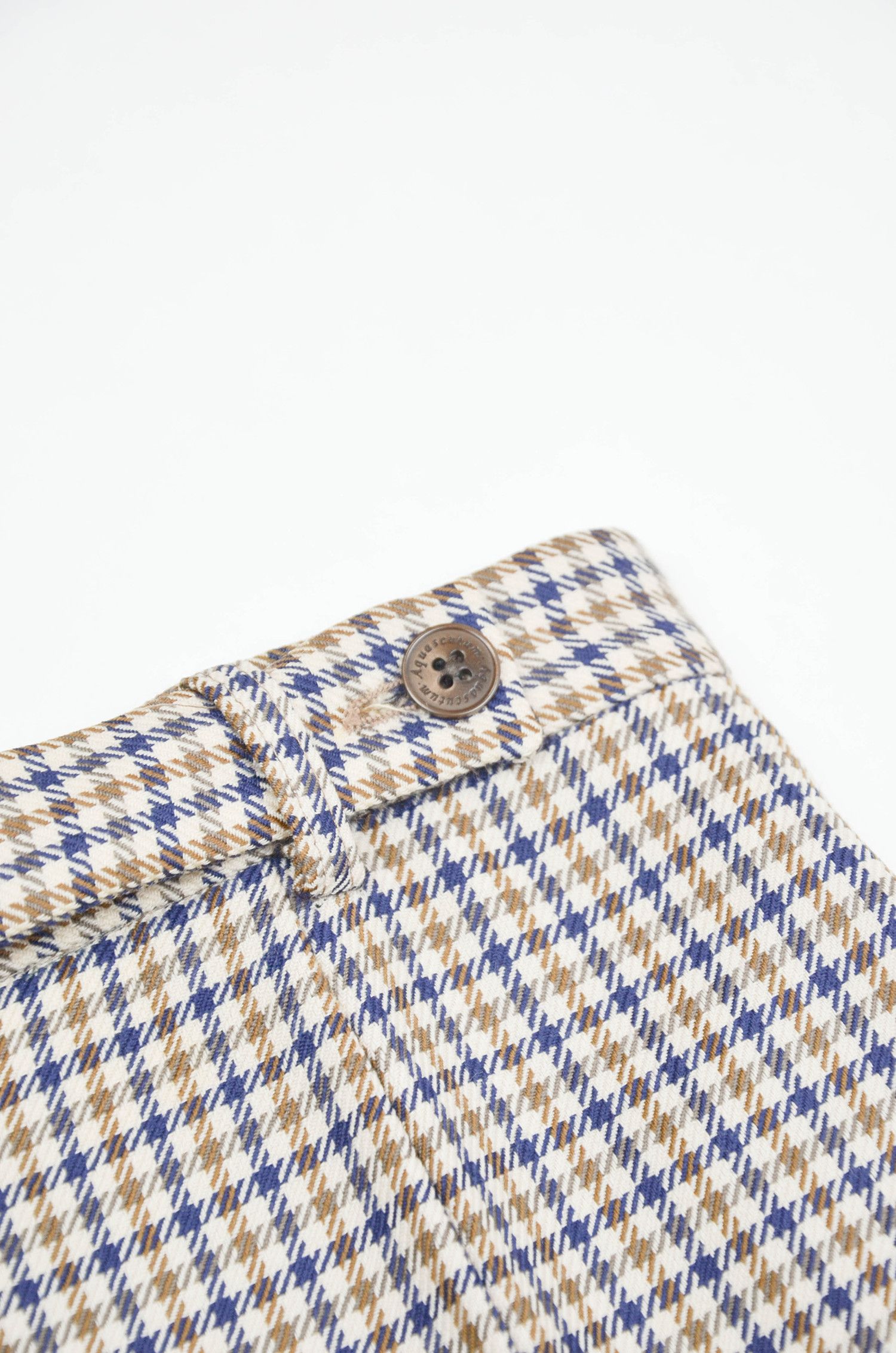 Aquascutum AQUASCUTUM Plaid Beige Wool Two-Button Suit - US8 Size M / US 6-8 / IT 42-44 - 16 Thumbnail