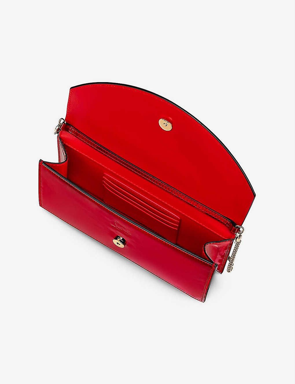 Christian Louboutin o1s1wg110125 Size:OS/ Loubi 54 Clutch Bag in Red Size ONE SIZE - 4 Thumbnail