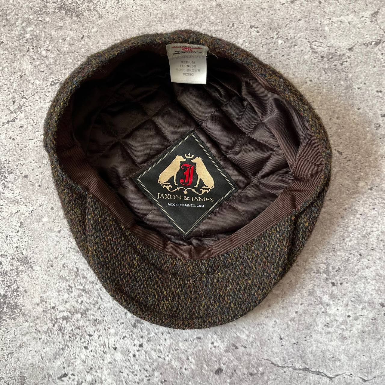 Harris Tweed × Vintage Jaxon & James Harris Tweed Loch Alsh Flat Cap Hat Size ONE SIZE - 2 Thumbnail