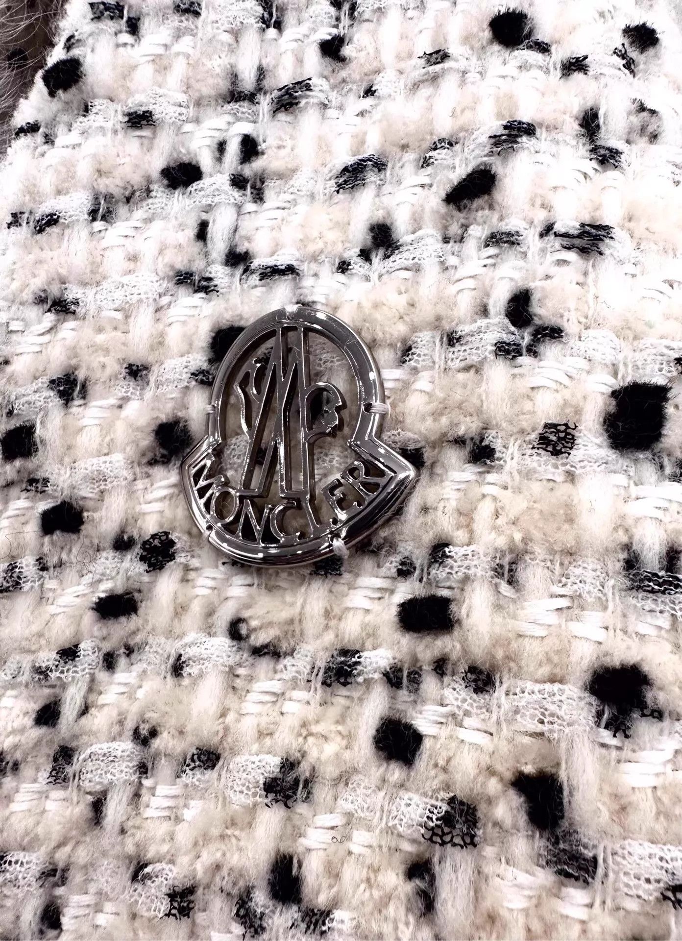Moncler Moncler Nyenk women's b&w colorblock wool jacket Size XS / US 0-2 / IT 36-38 - 5 Thumbnail