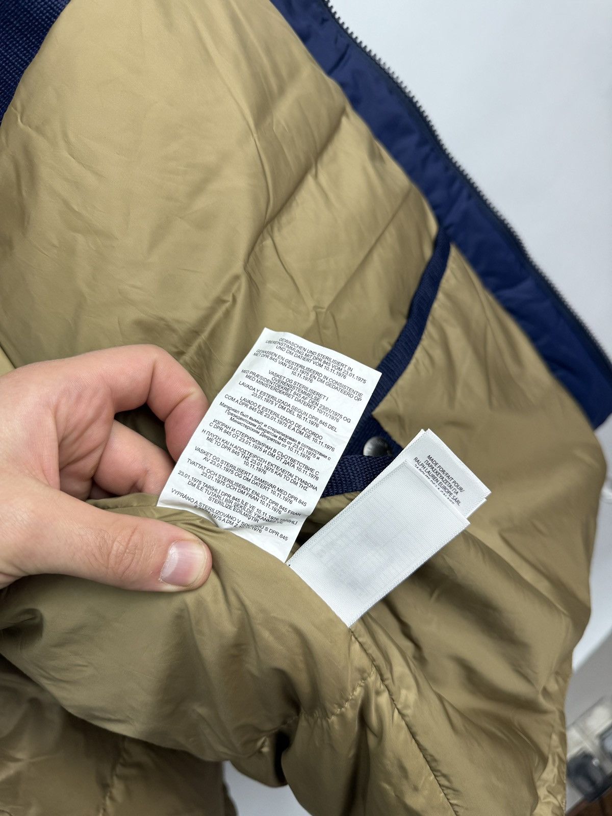 Polo Ralph Lauren 🇺🇸❗️NEW Ralph Lauren Hooded Down Puffer OWR 8/15 NAVY RAINER J Size US XXL / EU 58 / 5 - 19 Thumbnail