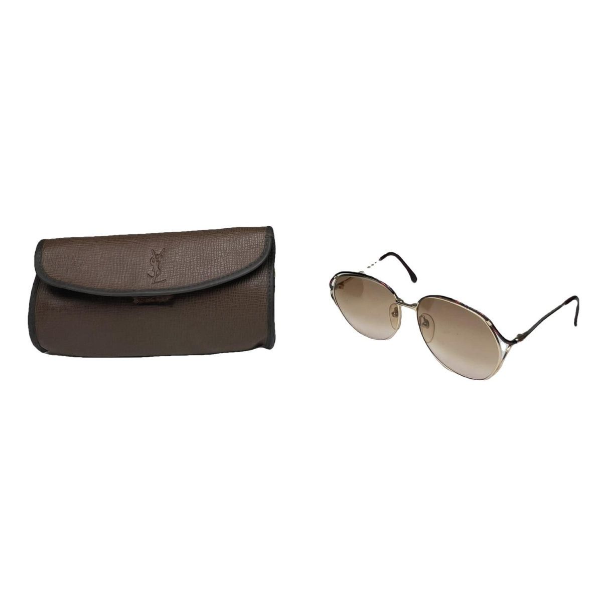 Other Saint Laurent Beige Plastic Sunglasses Size ONE SIZE - 1 Thumbnail