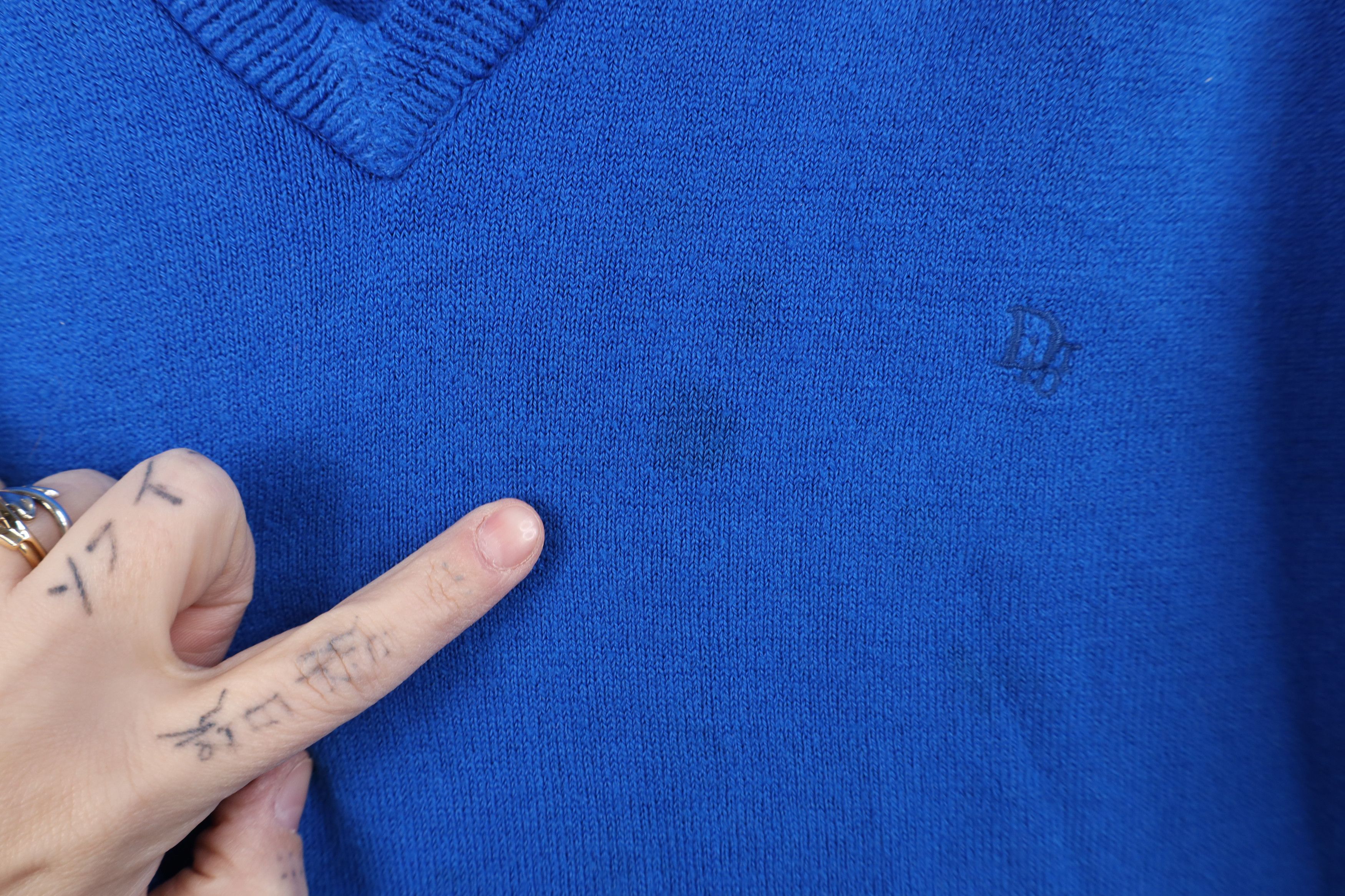 Christian Dior Monsieur Vintage 70s 80s Christian Dior Spell Out Knit Sweater USA Size US M / EU 48-50 / 2 - 6 Thumbnail