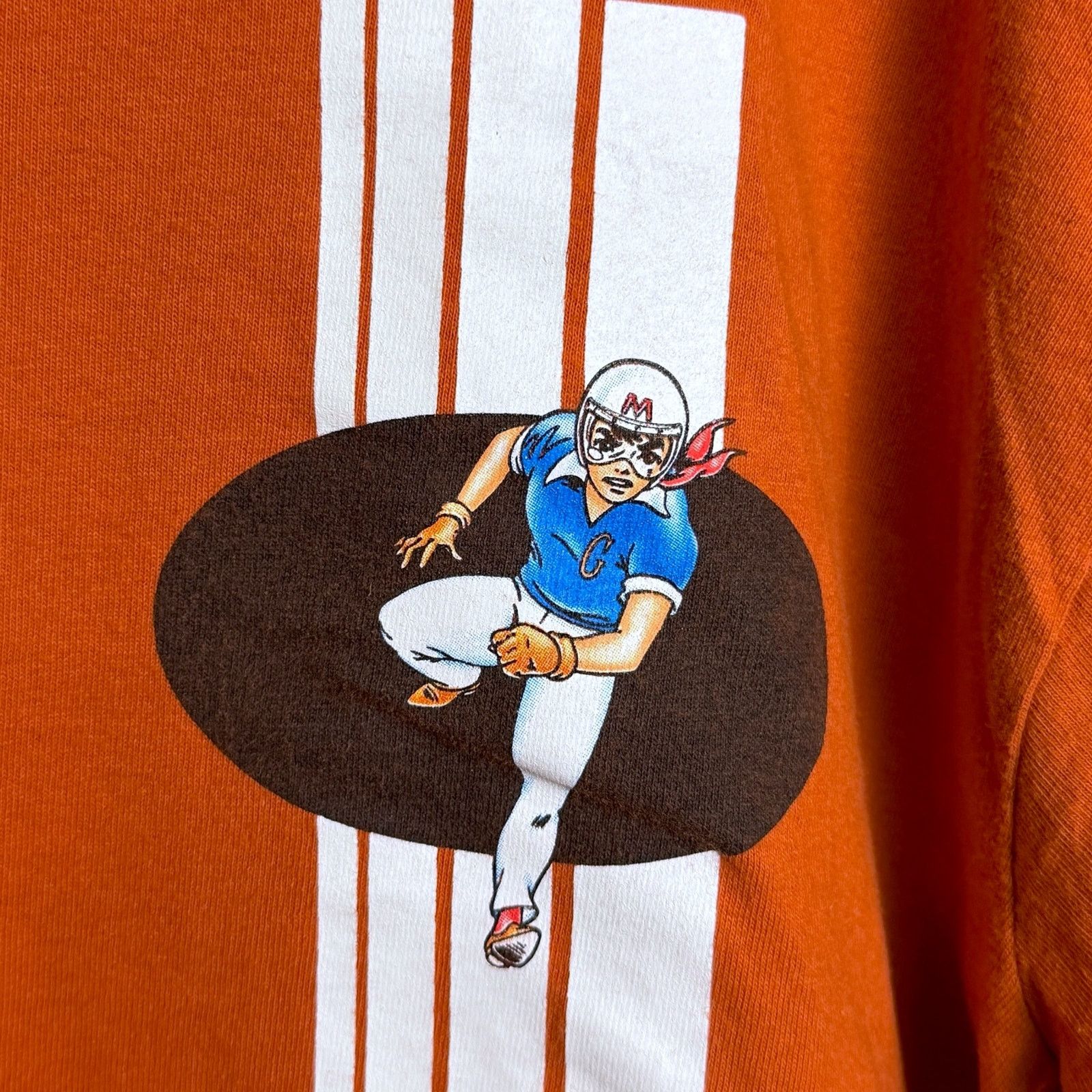 Other Vintage 1997 Stanley Desantis Speed Racer Mens L Orange Tee Size US L / EU 52-54 / 3 - 4 Thumbnail