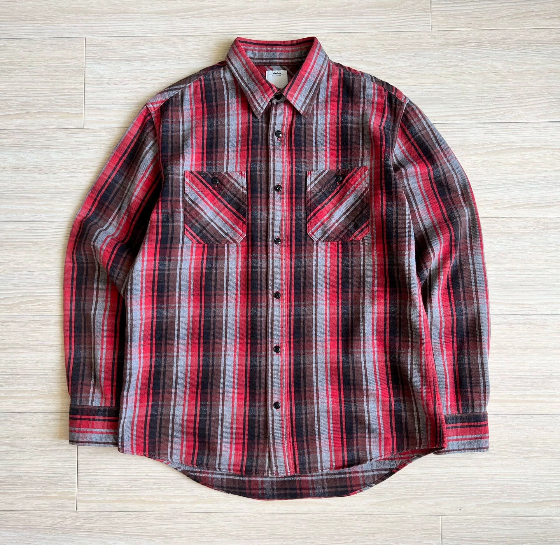 Visvim visvim plaid striped pocket shirt Size US M / EU 48-50 / 2 - 1 Thumbnail