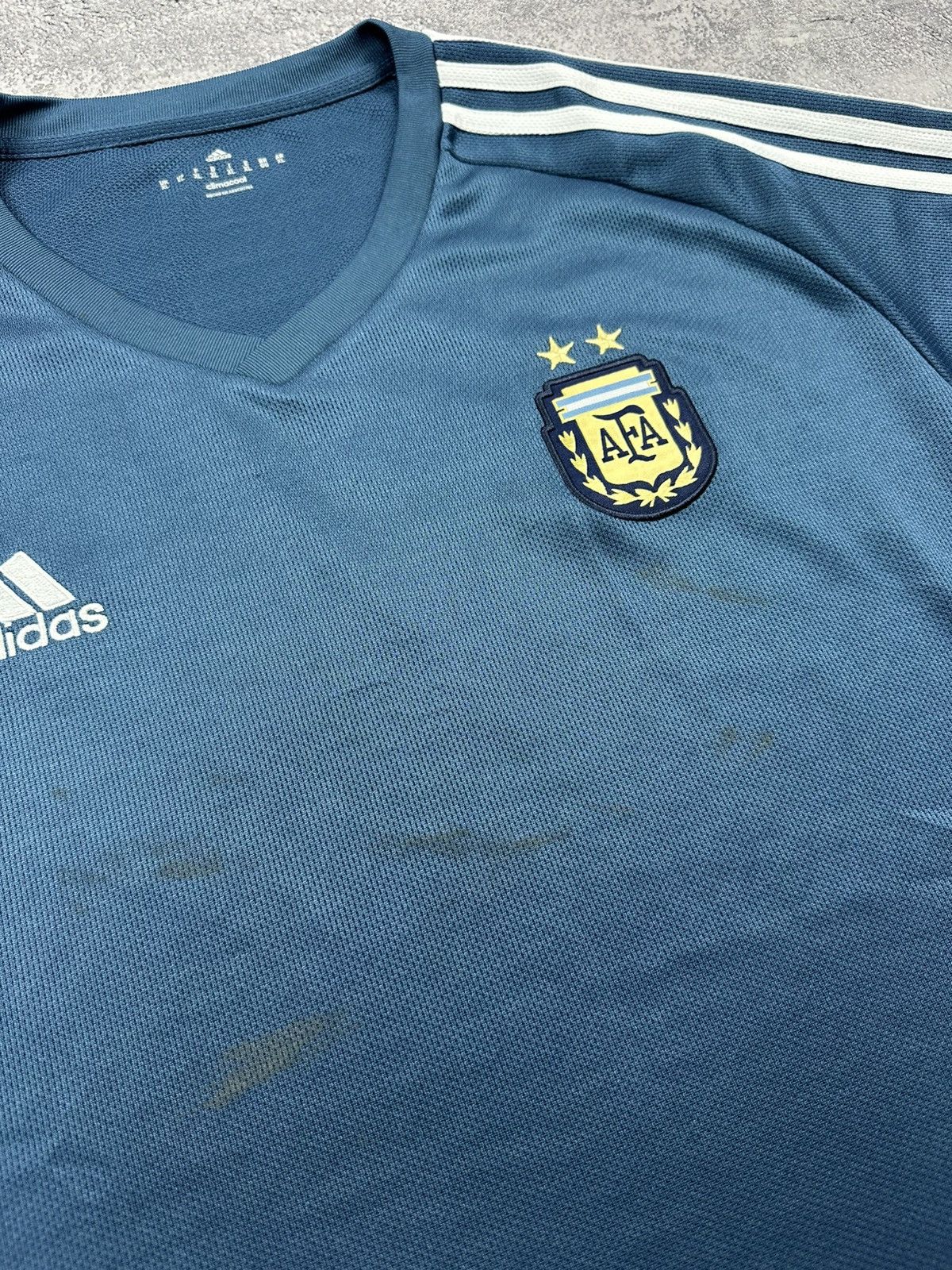 Adidas Vintage Adidas Argentina Blue Football Soccer Jersey 2016 Size US XL / EU 56 / 4 - 9 Thumbnail