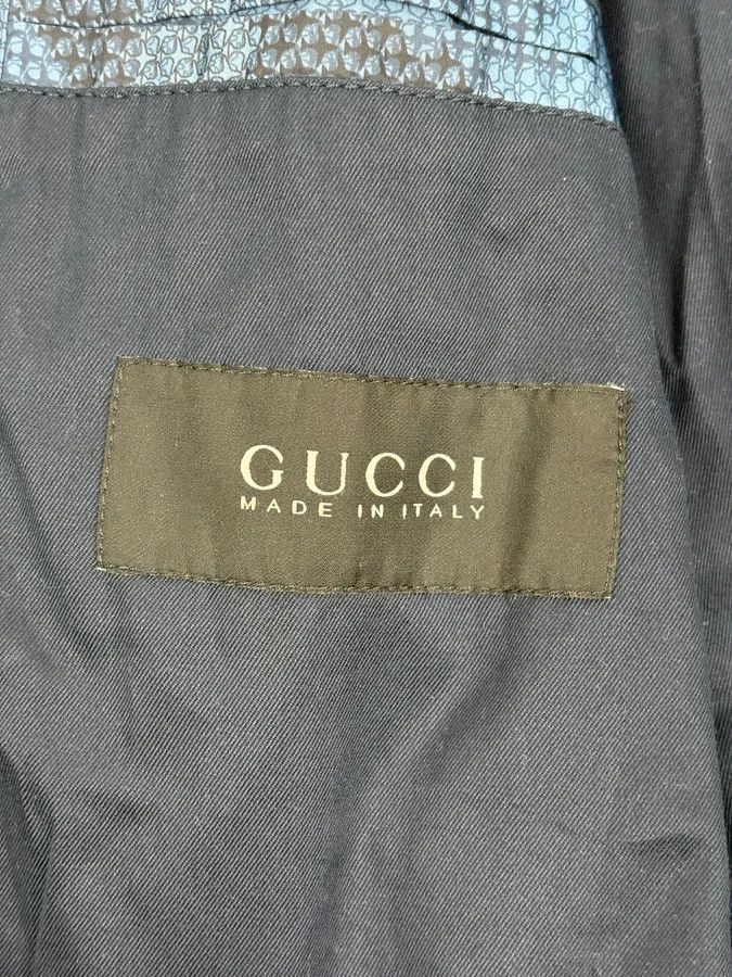 Gucci SS2010 Gucci Navy Camo Bomber Jacket Size US M / EU 48-50 / 2 - 11 Thumbnail