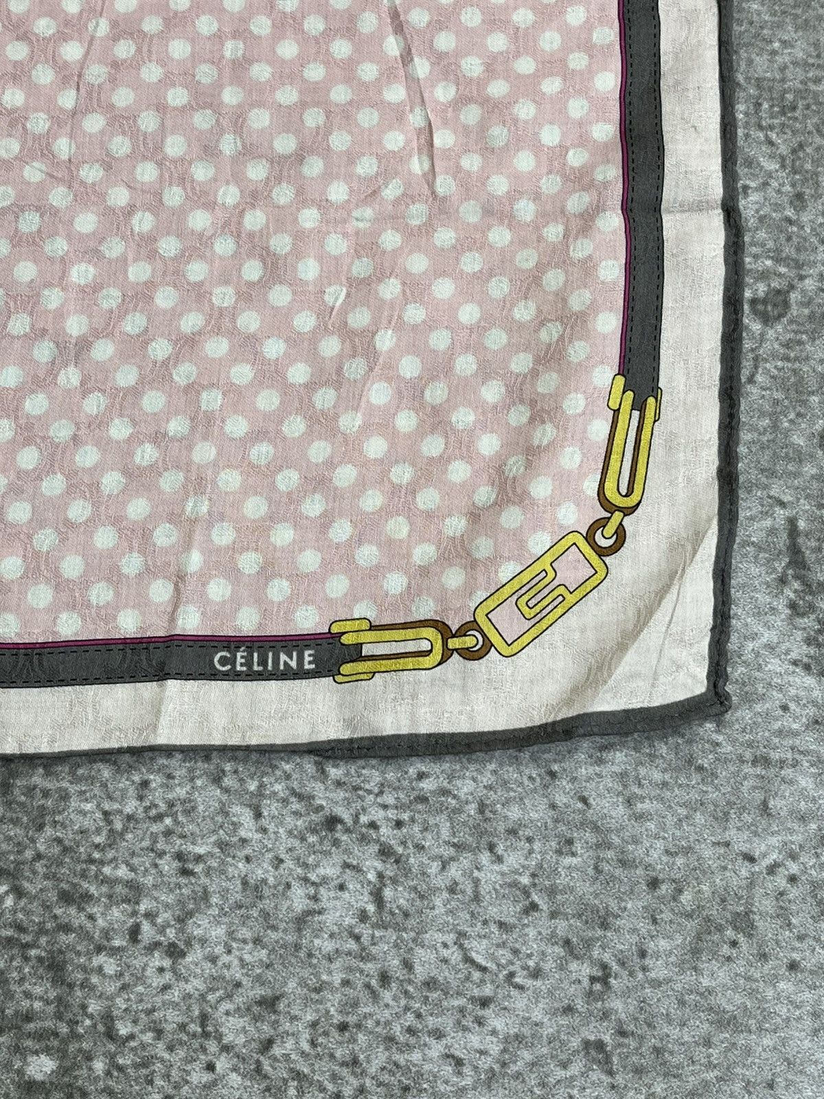 Celine Vintage Celine Handkerchief / Bandana / Neckerchief Size ONE SIZE - 2 Thumbnail