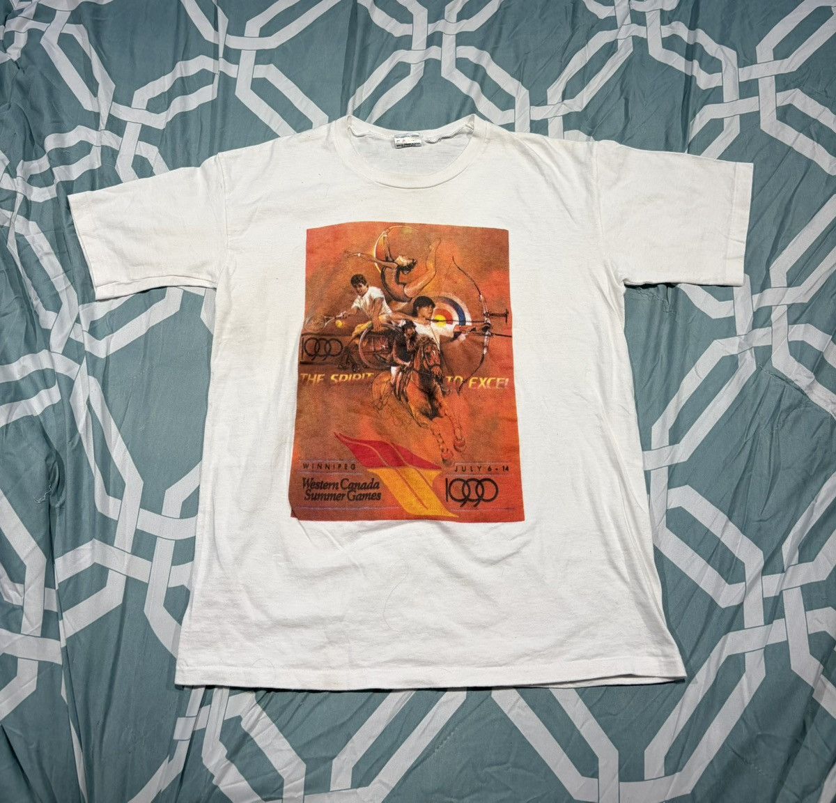 Vintage Vintage Canada Games shirt Medium Size US M / EU 48-50 / 2 - 1 Thumbnail