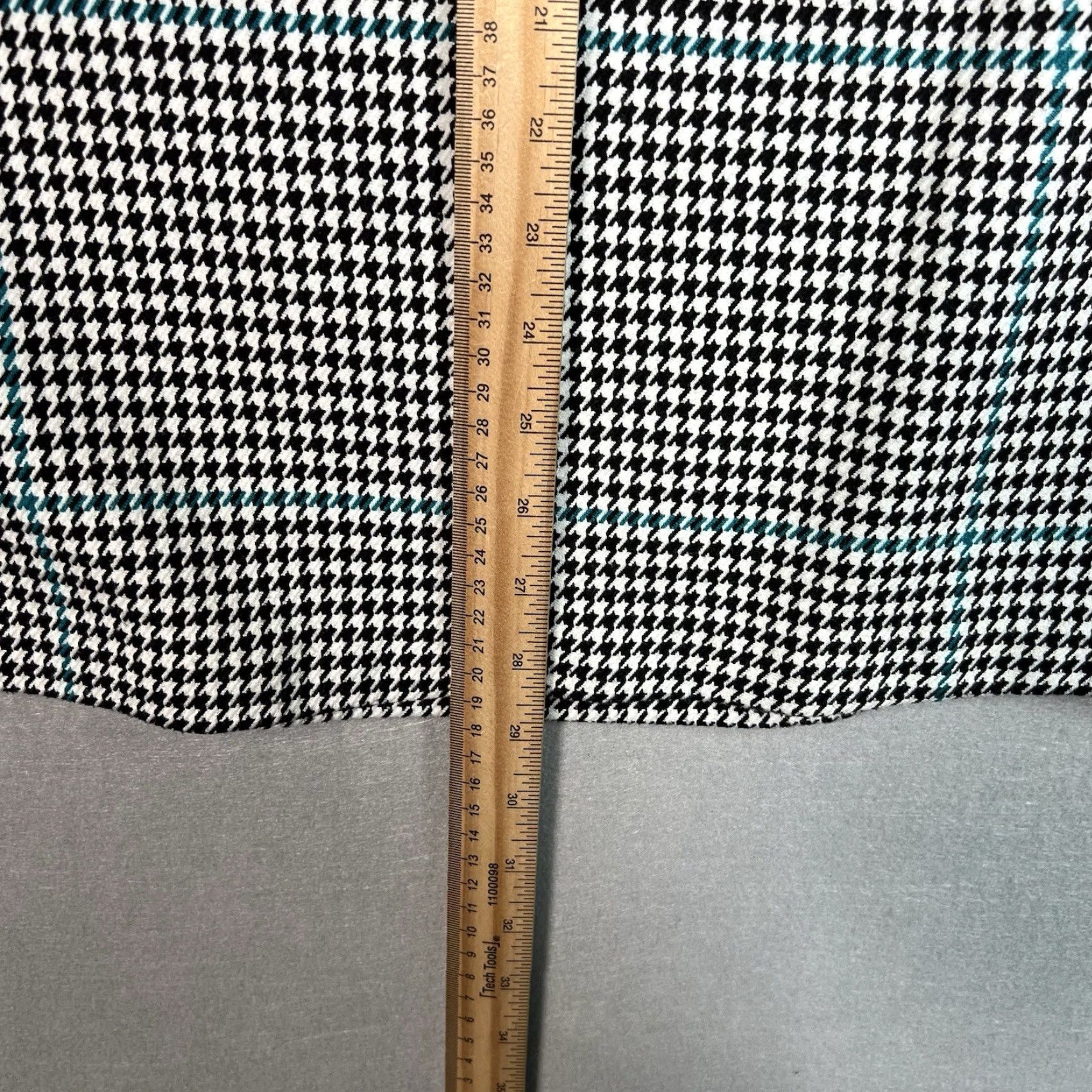 Zara Zara Trafuluc Long Sleeve Houndstooth Print Oversized Shift Dress Size Small Size XS / US 0-2 / IT 36-38 - 3 Thumbnail