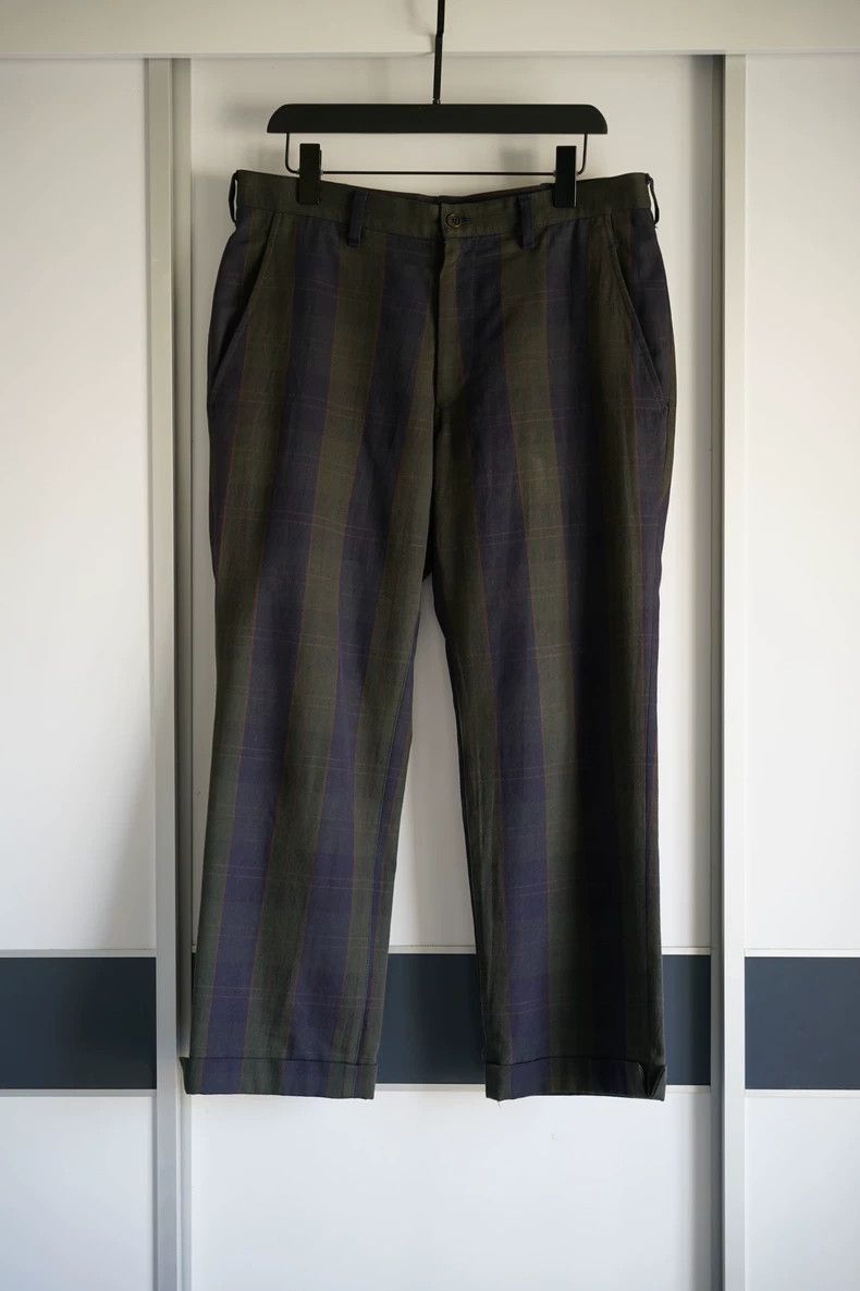 Yohji Yamamoto Yohji Yamamoto Yohji Yamamoto Wool Checkered Trousers 2012 Size US 36 / EU 52 - 1 Thumbnail