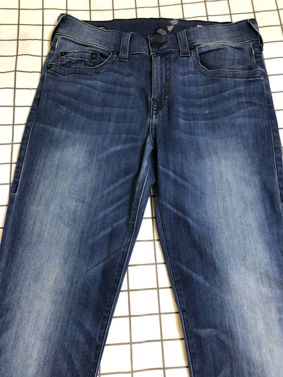 True Religion True Relion Johnny Dark Blue Wash Denim Jeans Size US 32 / EU 48 - 6 Thumbnail