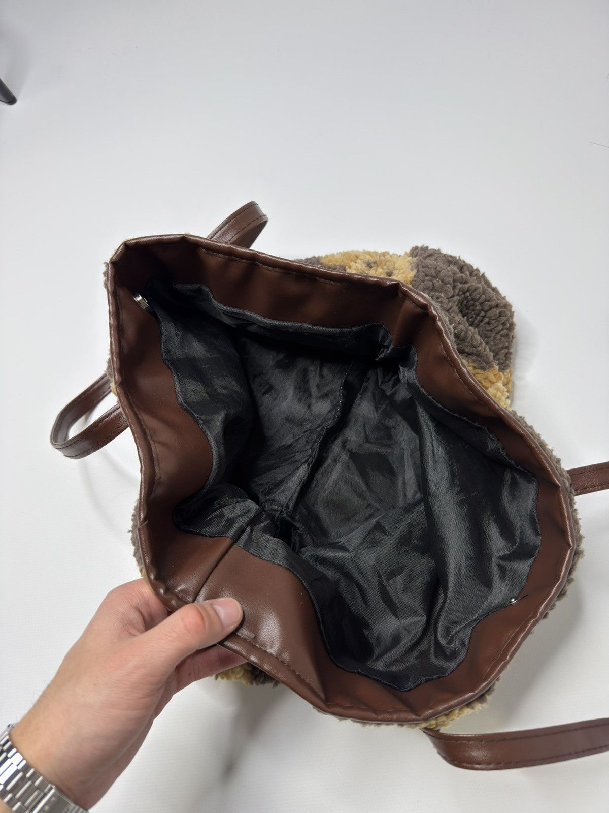 Vintage Vintage avant garde teddy bear sherpa bag y2k if6was9 swag Size ONE SIZE - 6 Thumbnail